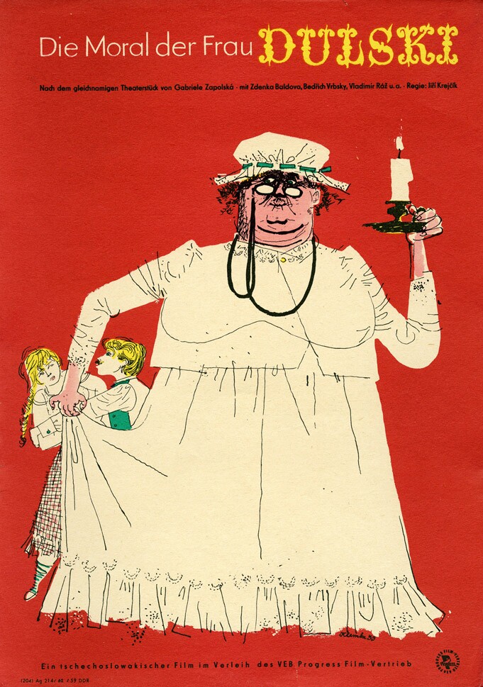 Plakat zu dem Film: Die Moral der Frau Dulski (Filmmuseum Potsdam / DEFA-Stiftung RR-F)