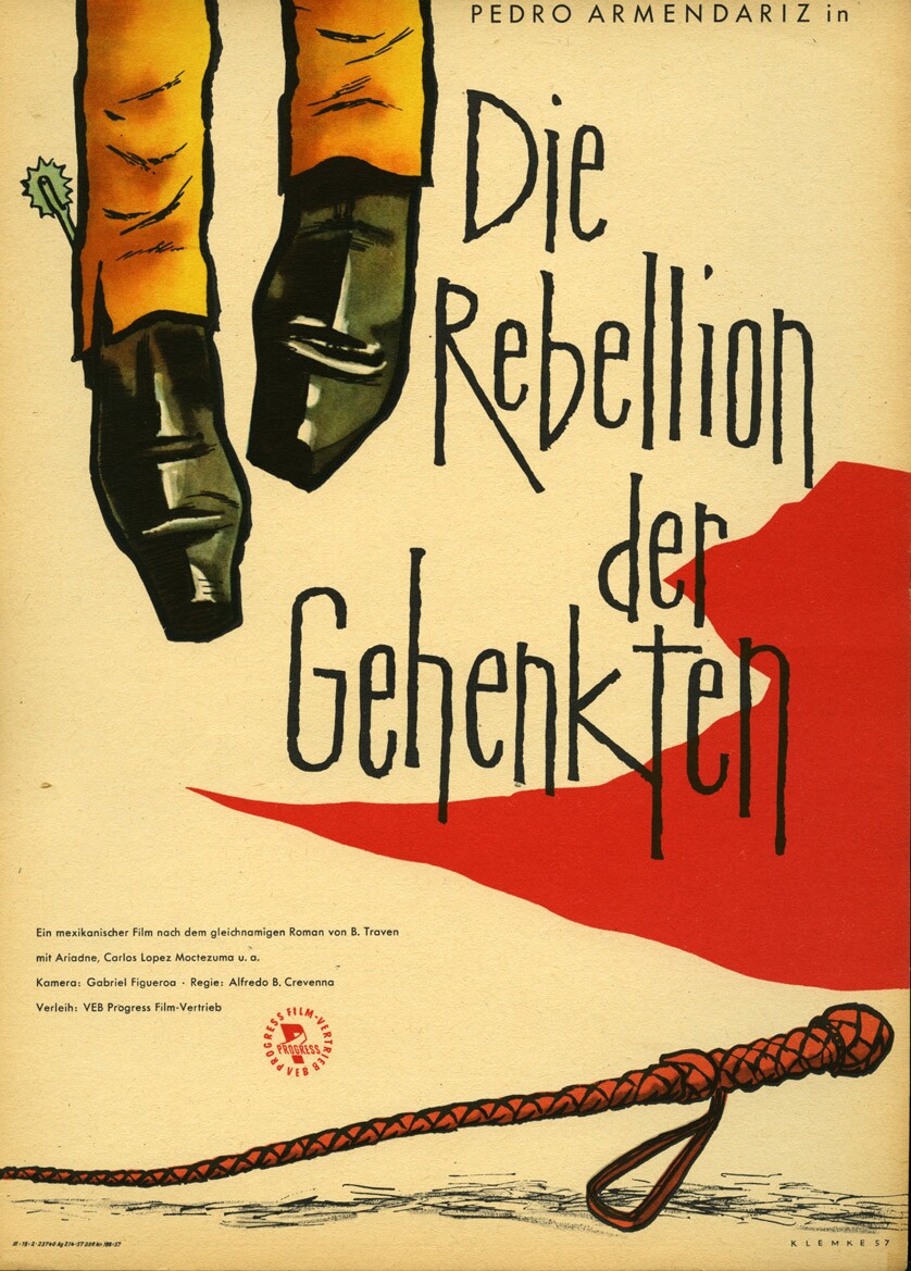 Plakat zu dem Film: Die Rebellion der Gehenkten (Filmmuseum Potsdam / DEFA-Stiftung RR-F)