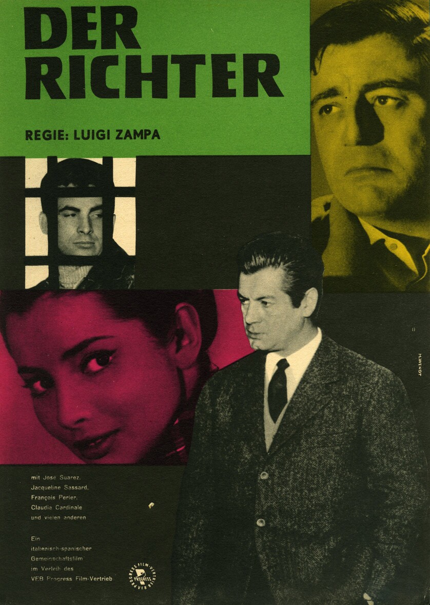 Plakat zu dem Film: Der Richter (Filmmuseum Potsdam / DEFA-Stiftung RR-F)