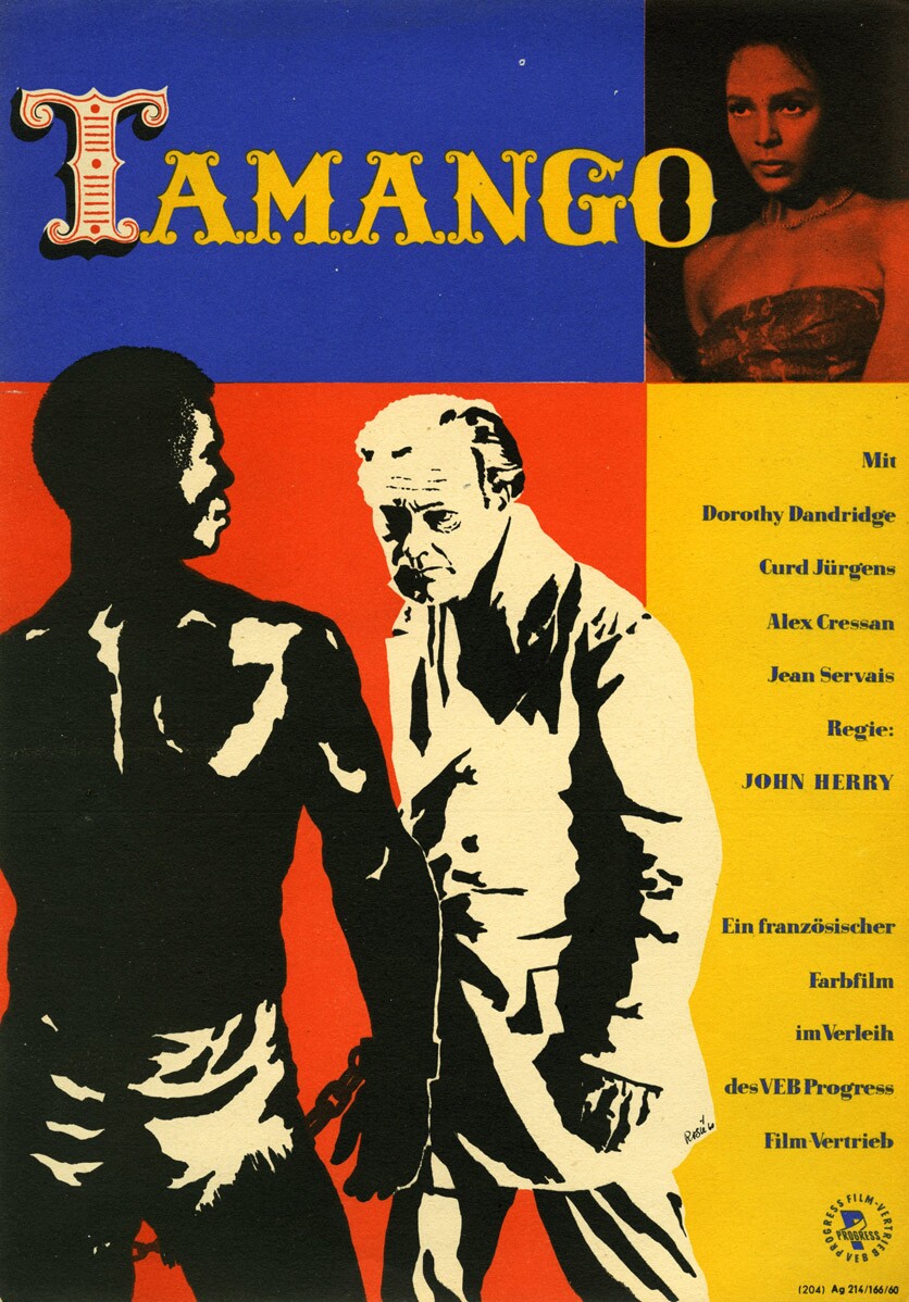 Plakat zu dem Film: Tamango (Filmmuseum Potsdam / DEFA-Stiftung RR-F)