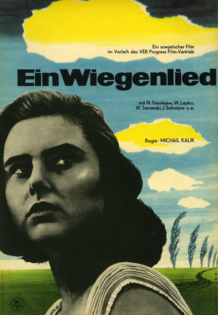 Plakat zu dem Film: Ein Wiegenlied (Filmmuseum Potsdam / DEFA-Stiftung RR-F)