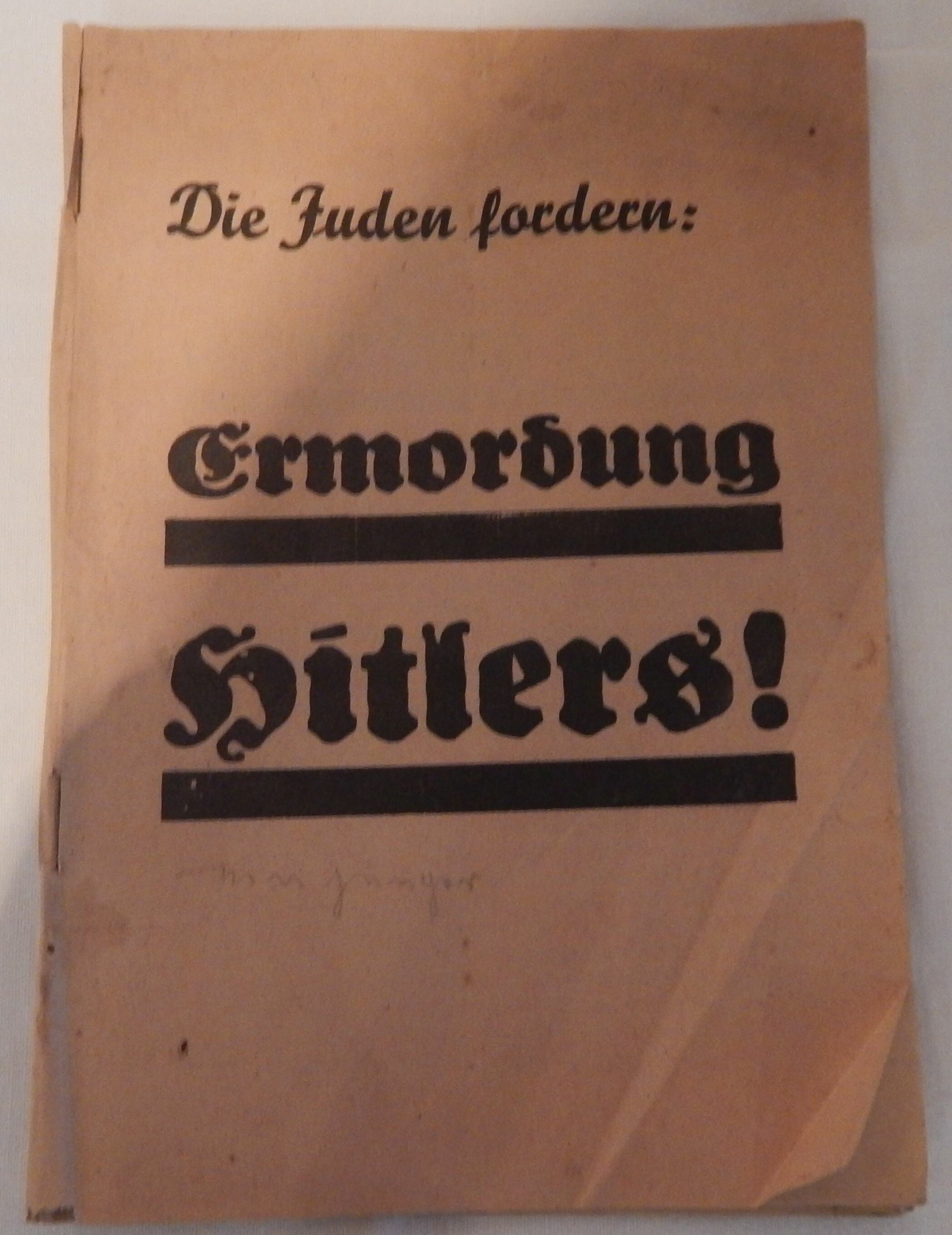 Propaganda Heft (Heimatmuseum Dissen CC BY-NC-SA)