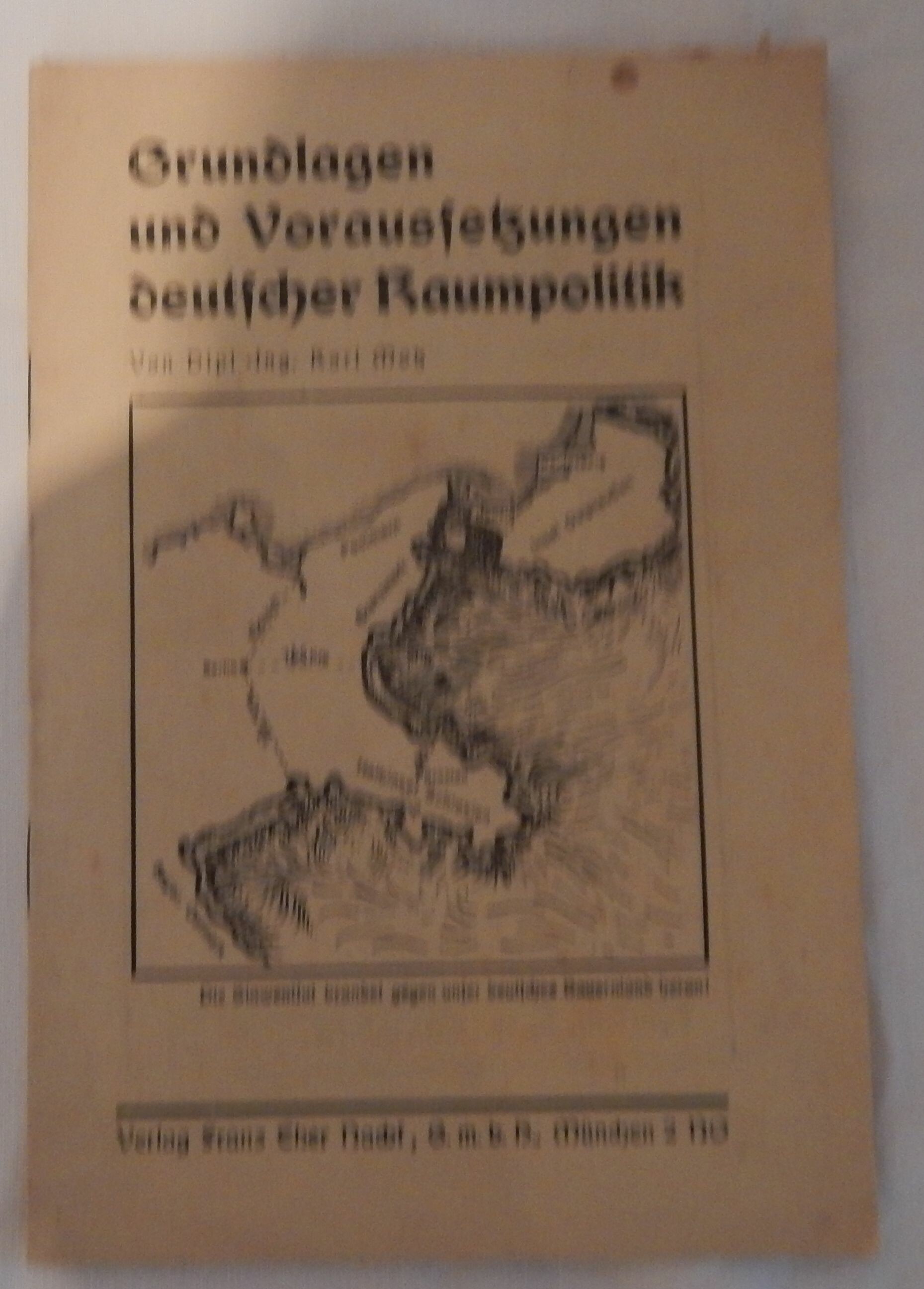 Grundlagen und Voraussetzungen deutscher Raumpolitik (Heimatmuseum Dissen CC BY-NC-SA)