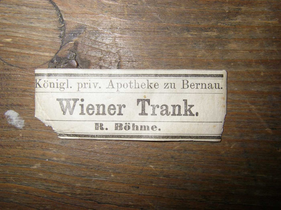 Etikett (Museum Eberswalde CC BY-NC-SA)