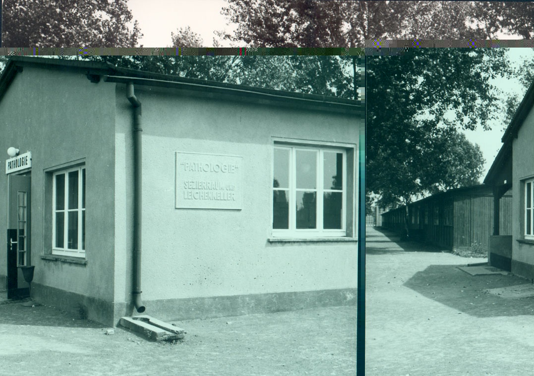 Außenaufnahme der Pathologie (1961) (Gedenkstätte und Museum Sachsenhausen CC BY-NC-SA)