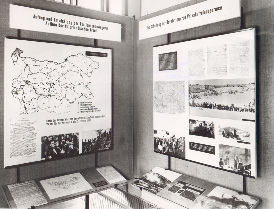 &quot;Museum des antifaschistischen Freiheitskampfes der europäischen Völker&quot; (1961), Abteilung: Bulgarien (Gedenkstätte und Museum Sachsenhausen CC BY-NC-SA)