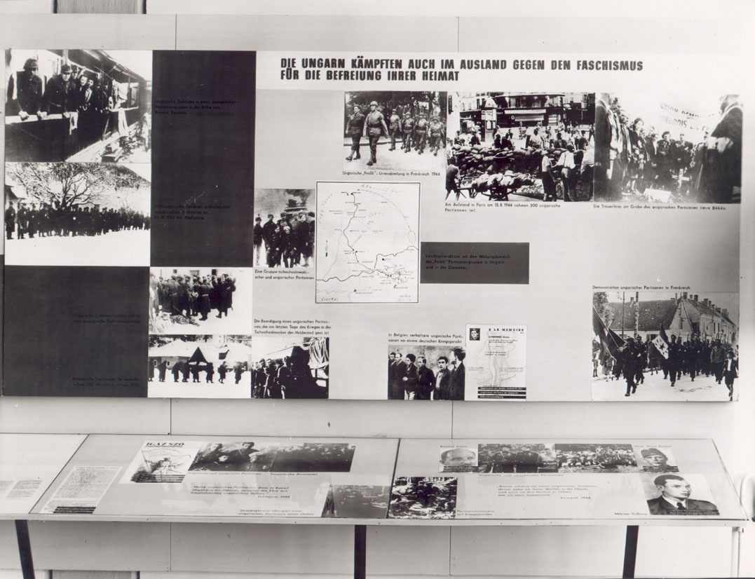 &quot;Museum des antifaschistischen Freiheitskampfes der europäischen Völker&quot; (1961), Abteilung: Ungarn (Gedenkstätte und Museum Sachsenhausen CC BY-NC-SA)