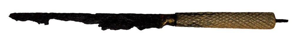 Messer mit rautenförmig verziertem Knochengriff  (Dominikanerkloster Prenzlau CC BY-NC-SA)
