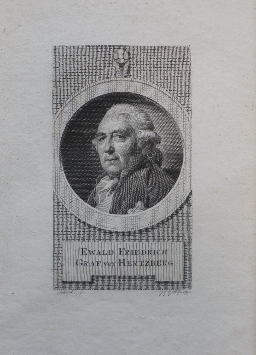 Porträt von Ewald Friedrich Graf von Hertzberg (1725-1795) (Rochow-Museum Reckahn CC BY-NC-SA)
