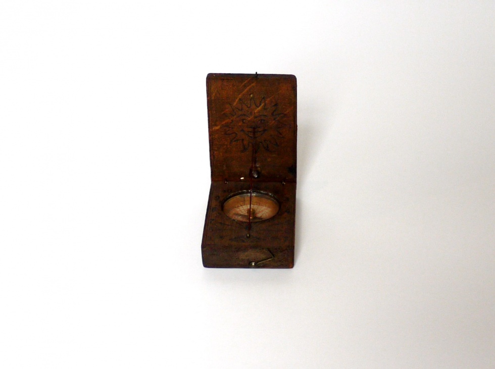 Taschensonnenuhr (Rochow-Museum Reckahn CC BY-NC-SA)