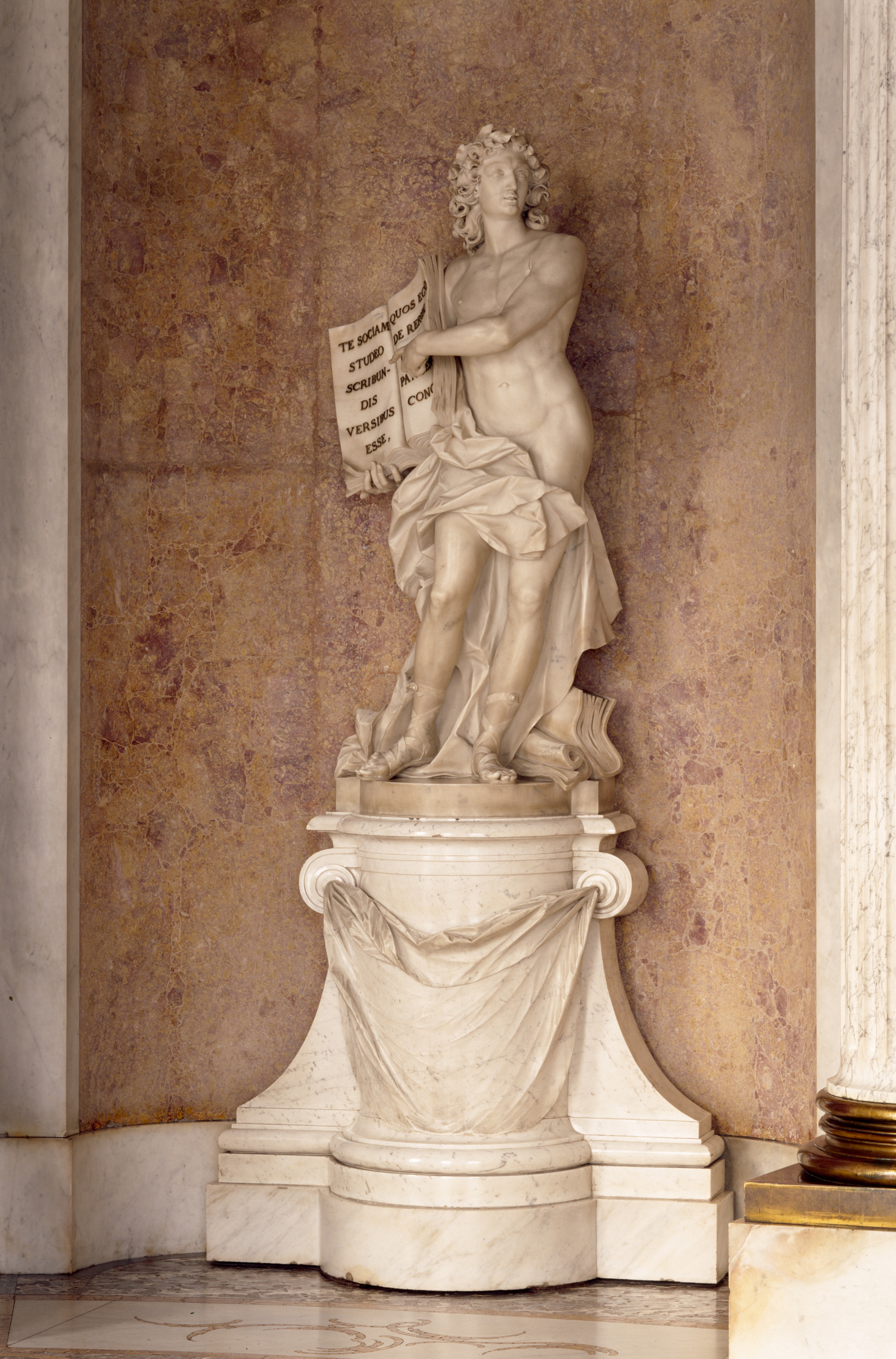 Adam, François Gaspard Balthasar: Statue des Apoll, 1748, Skulpt.slg. 148. (Stiftung Preußische Schlösser und Gärten Berlin-Brandenburg CC BY-NC-SA)