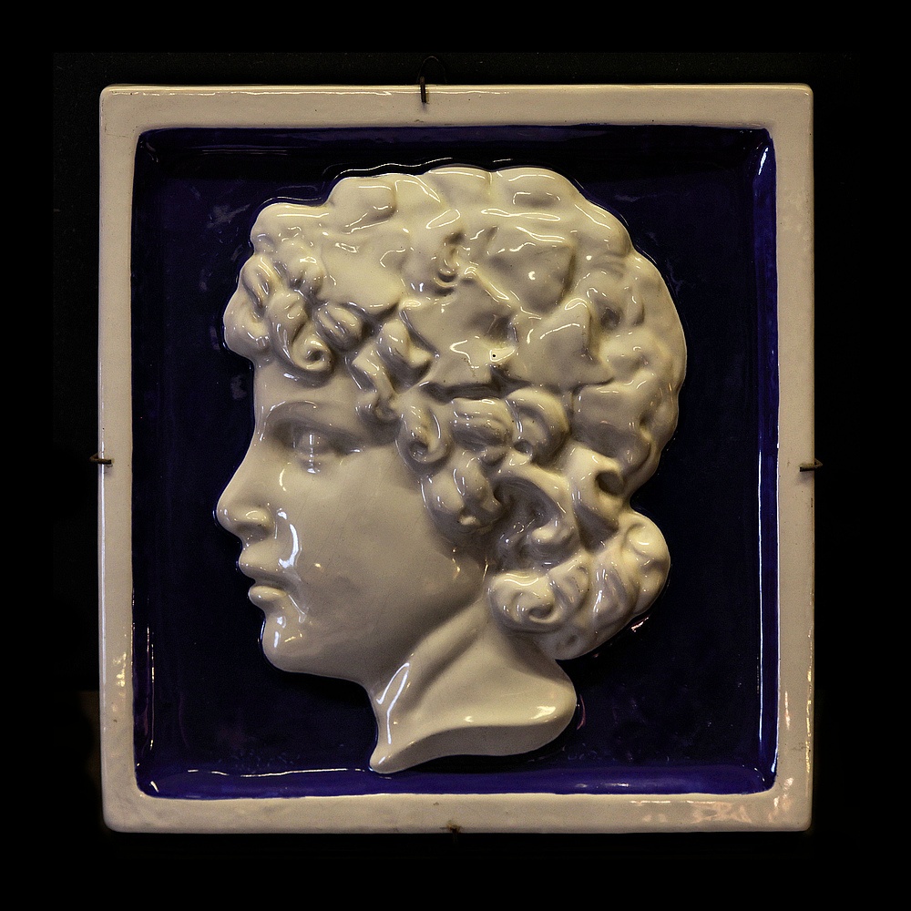 Bildplatte (Ofen- und Keramikmuseum Velten CC BY-NC-SA)