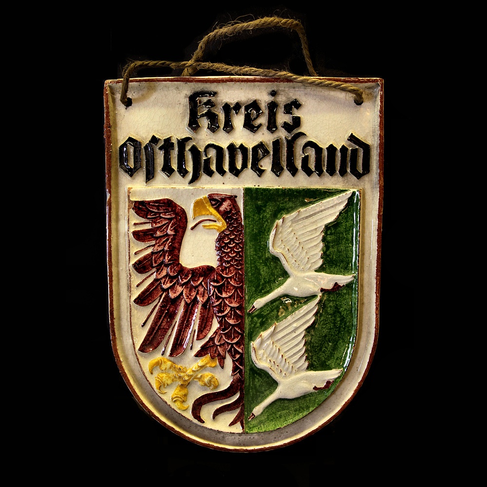 Wappenplatte (Ofen- und Keramikmuseum Velten CC BY-NC-SA)