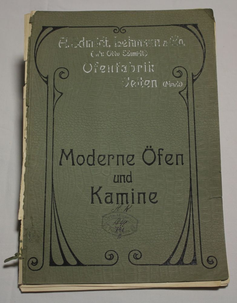 Musterbuch Moderne Öfen und Kamine Ofenfabrik Velten (Mark) (Ofen- und Keramikmuseum Velten CC BY-NC-SA)