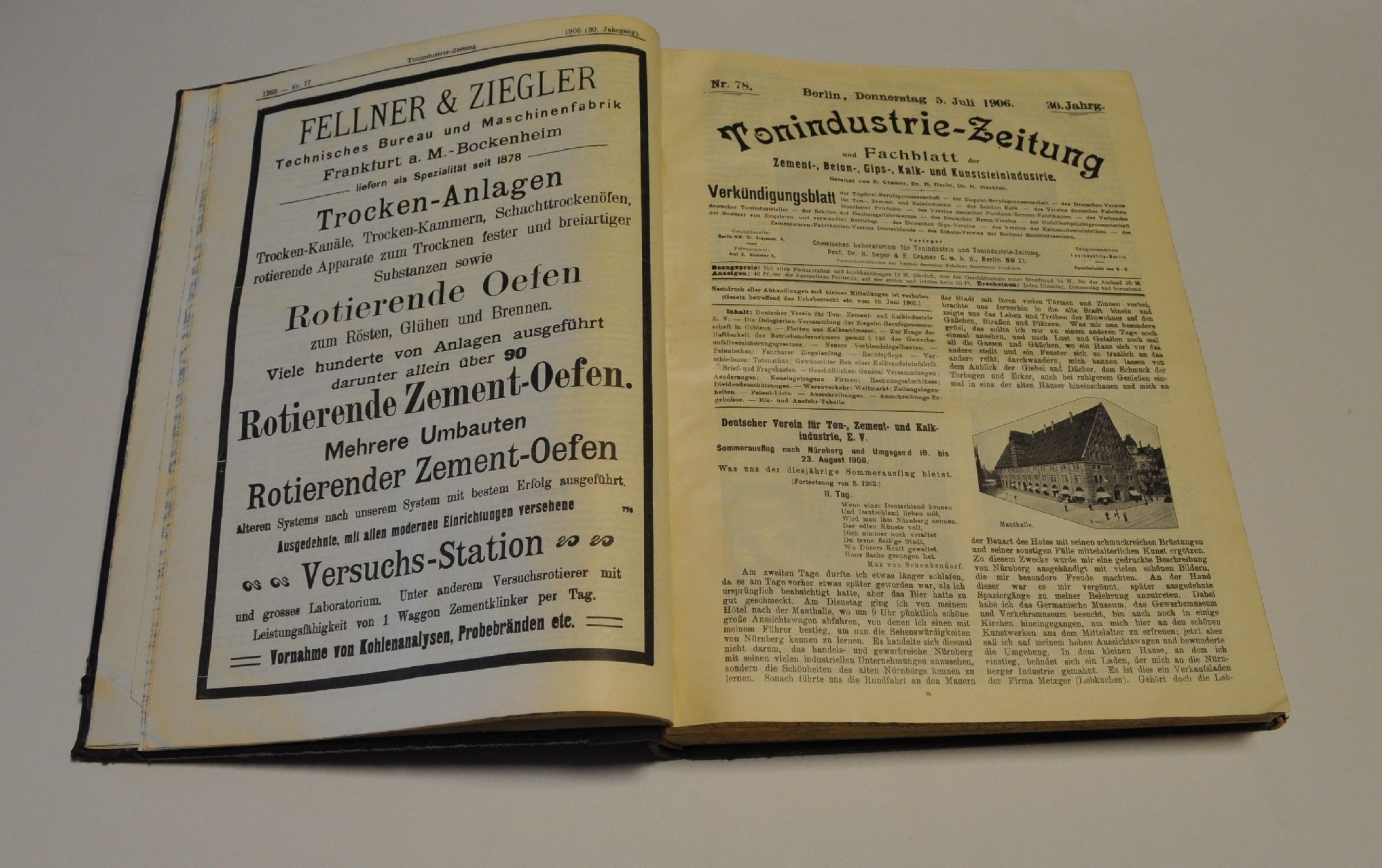Tonindustrie-Zeitung (Ofen- und Keramikmuseum Velten CC BY-NC-SA)