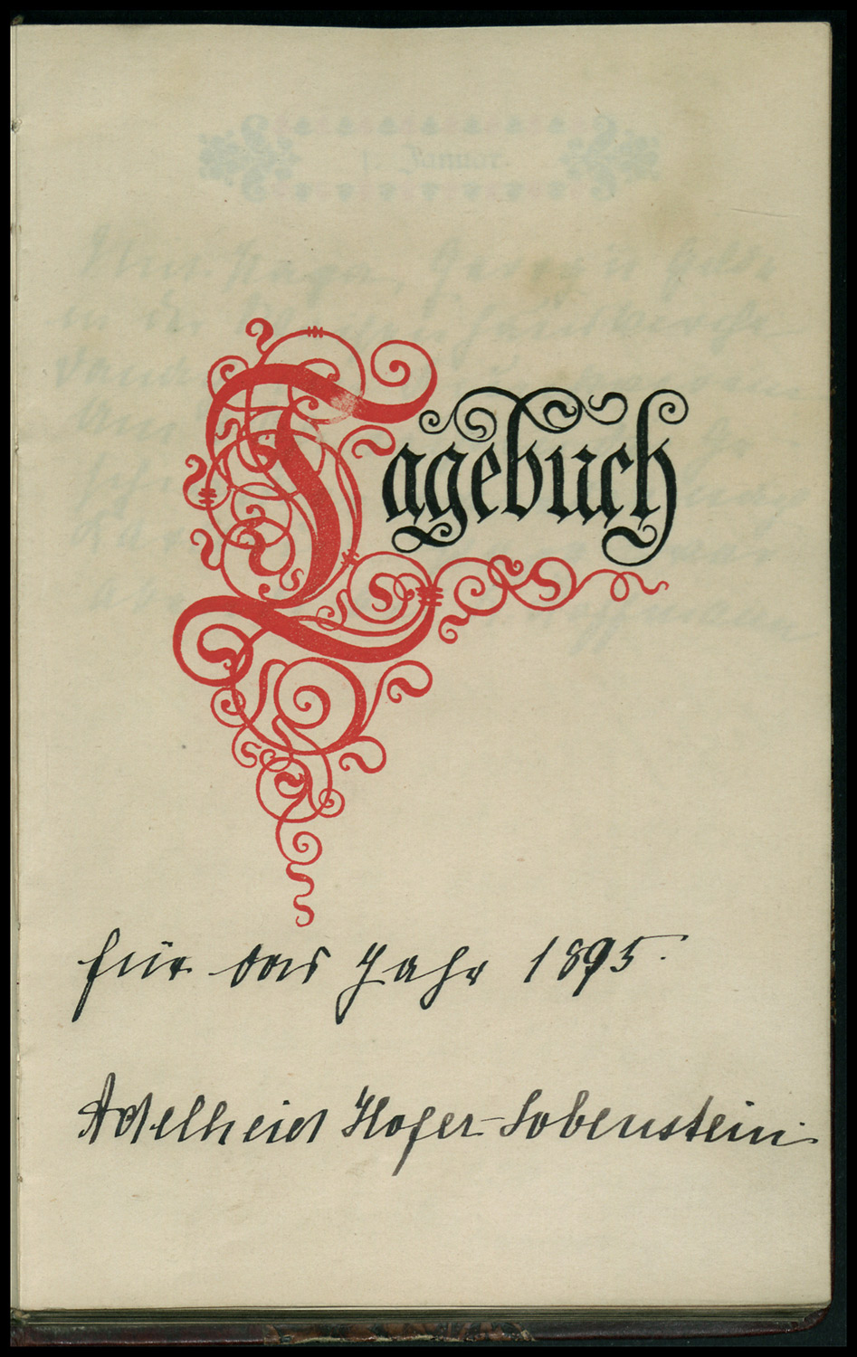 Tagebuch für das Jahr 1895, Abbildung 7 (Stadt- und Brauereimuseum Pritzwalk CC BY-NC-SA)