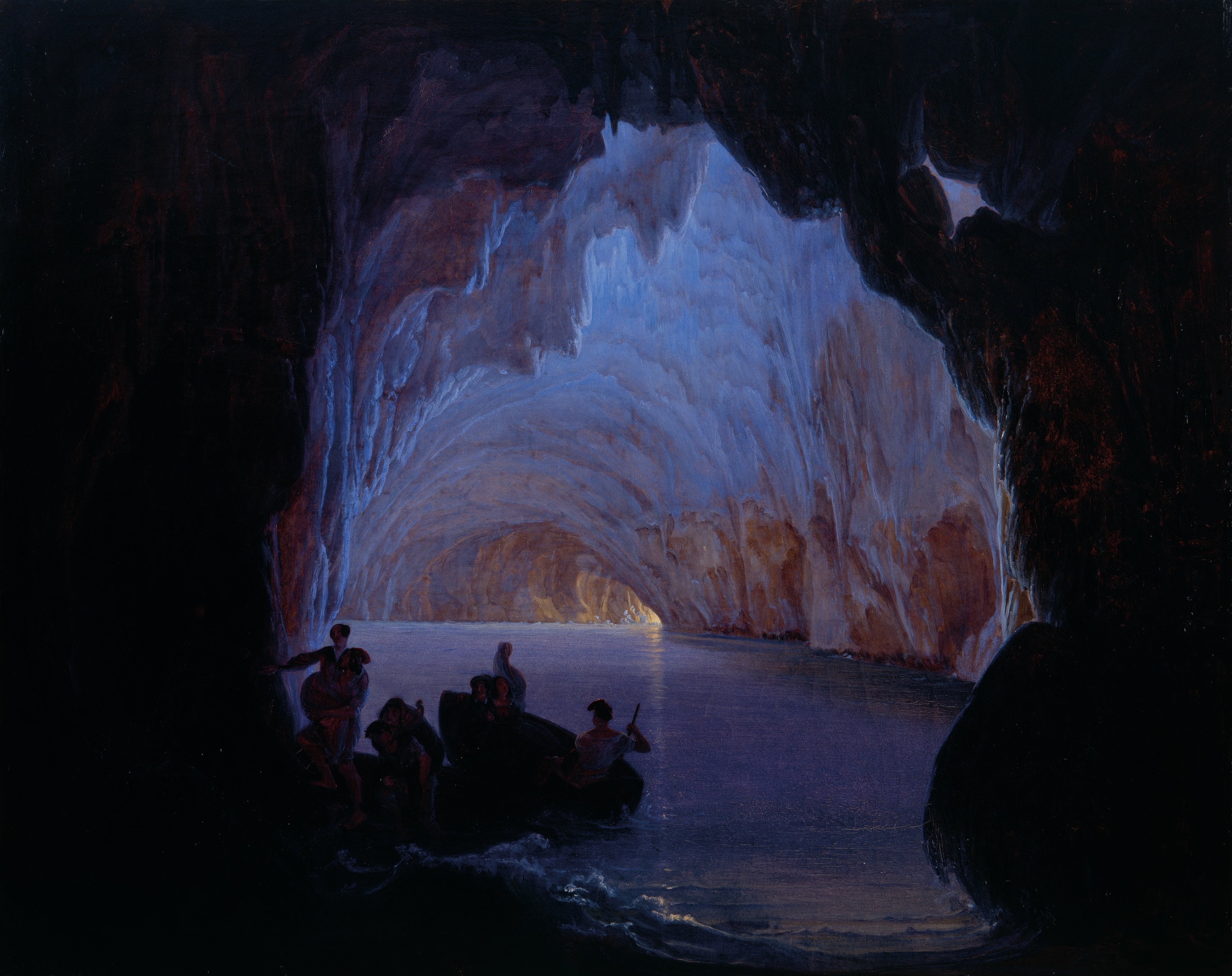 Die blaue Grotte von Capri (Kunsthalle Bremen - Der Kunstverein in Bremen CC BY-NC-SA)