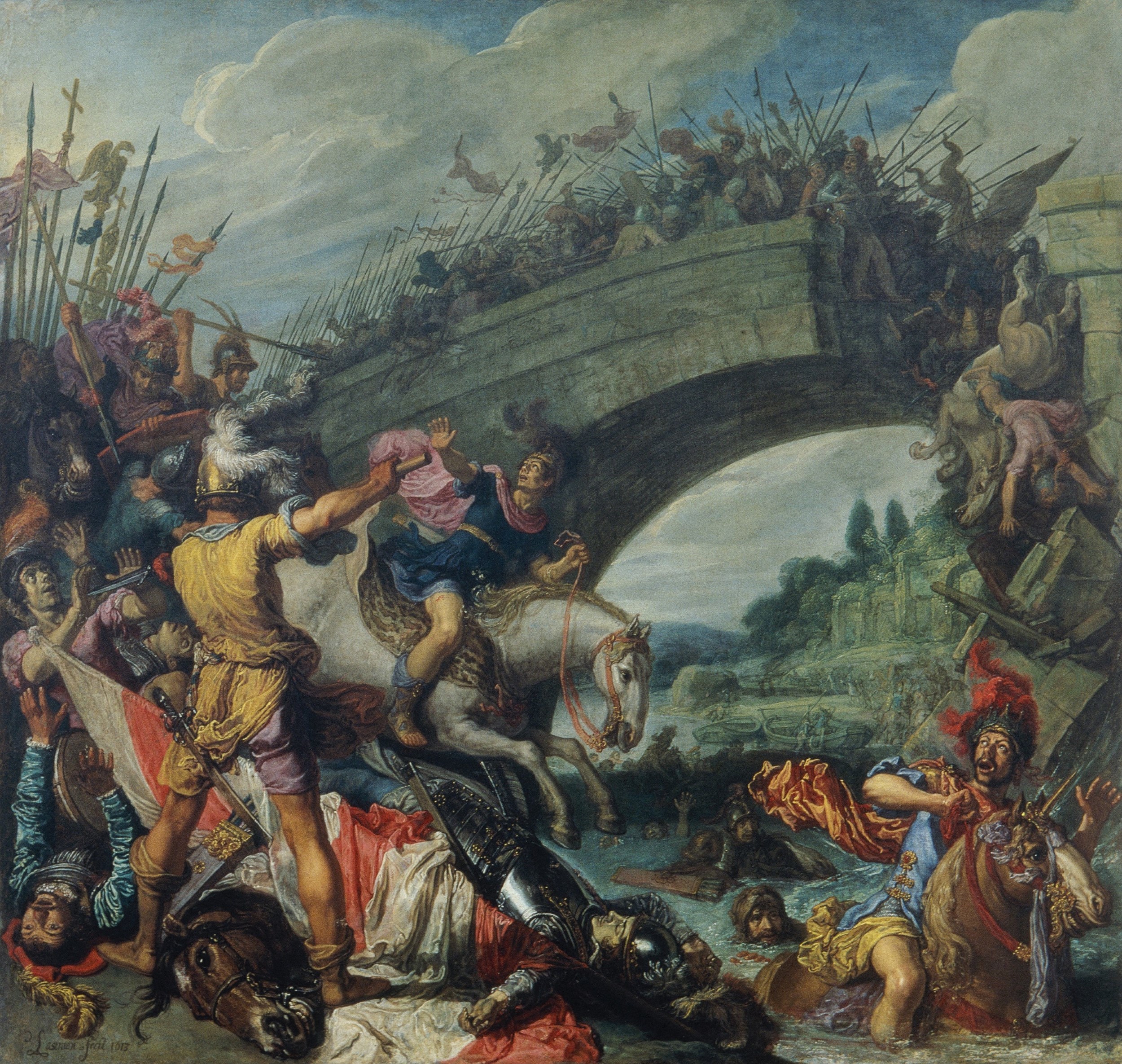 Schlacht zwischen Konstantin und Maxentius (Kunsthalle Bremen - Der Kunstverein in Bremen CC BY-NC-SA)