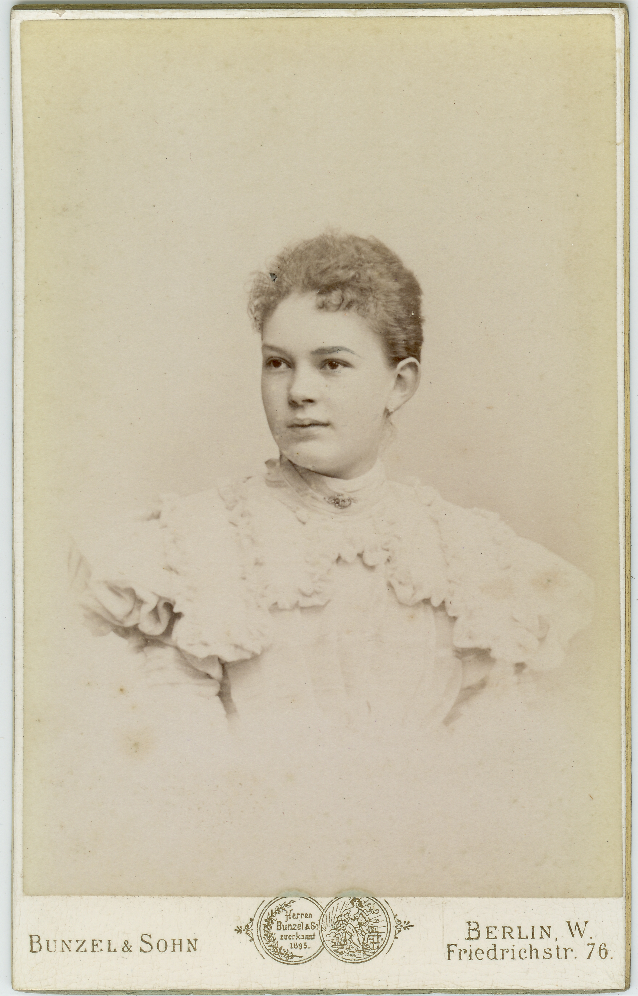 Ihrer lieben Erna 1899 (Fotosammlung Stefan Rohde-Enslin CC BY-NC-SA)
