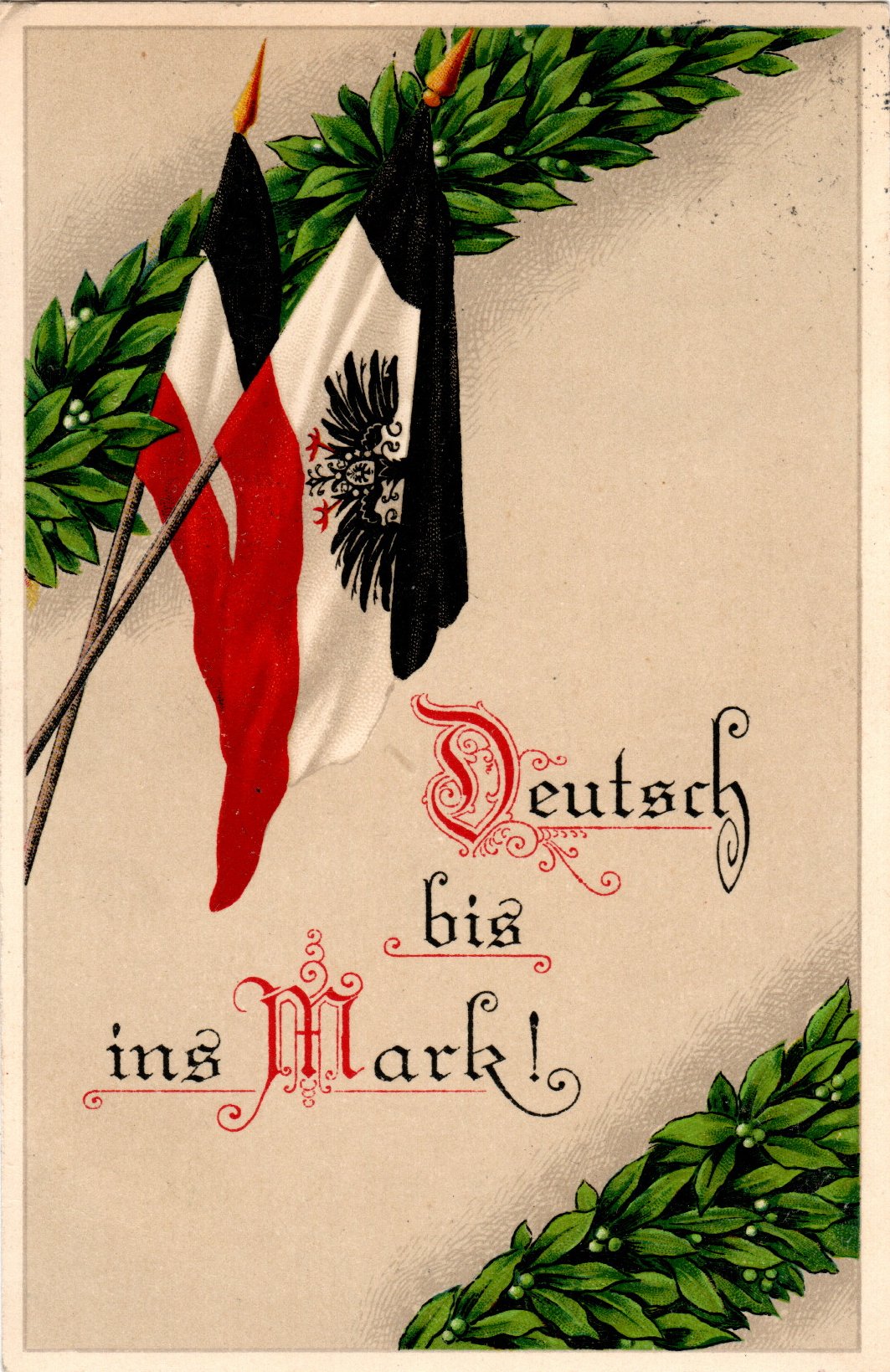 Motiv-Postkarte "Deutsch bis ins Mark"" (Historien-Archiv-Engelmann (HAE) CC BY-NC-SA)