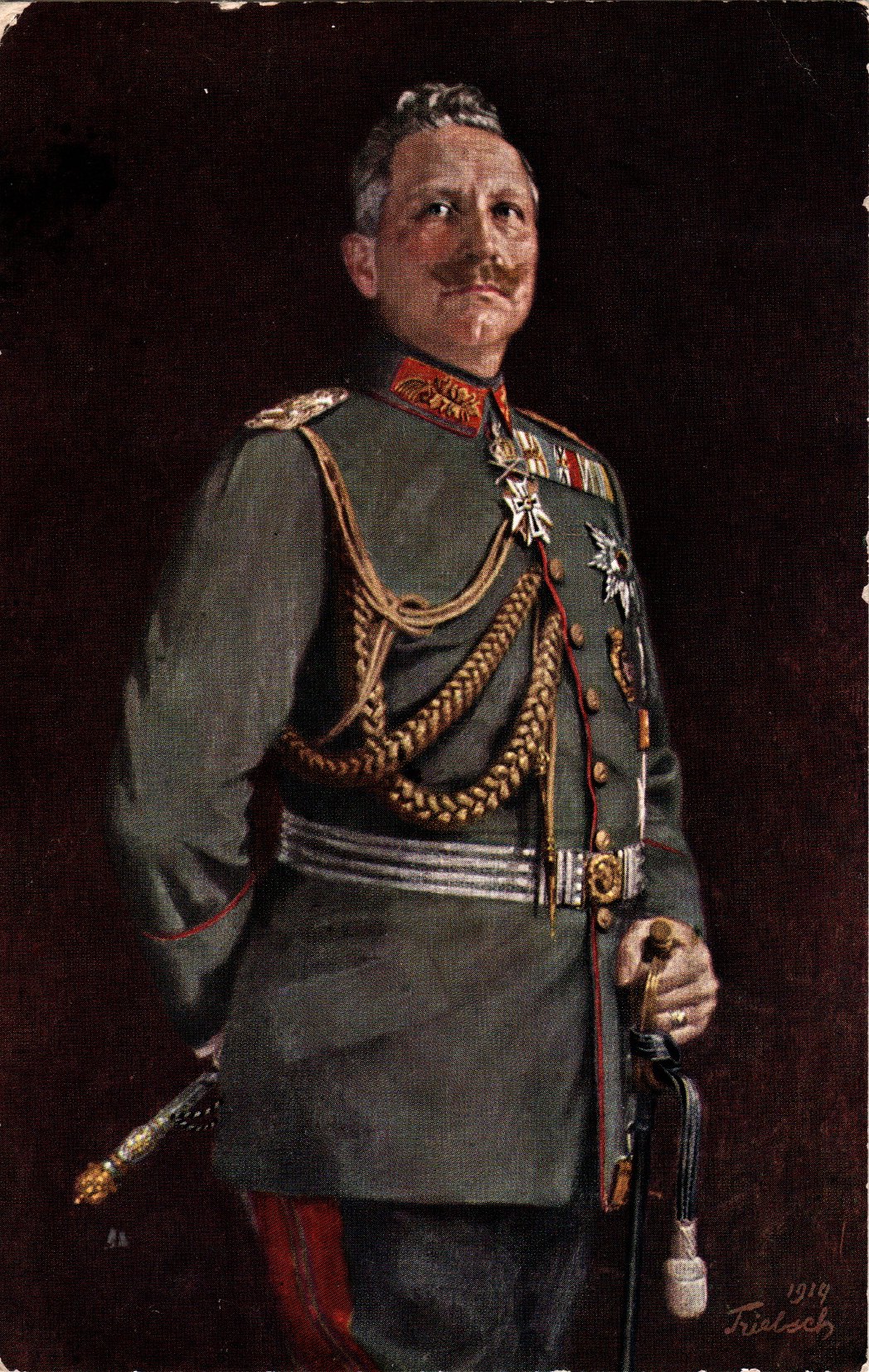 Motiv-Postkarte "Wilhelm II" Ikone2 (Historien-Archiv-Engelmann (HAE) CC BY-NC-SA)