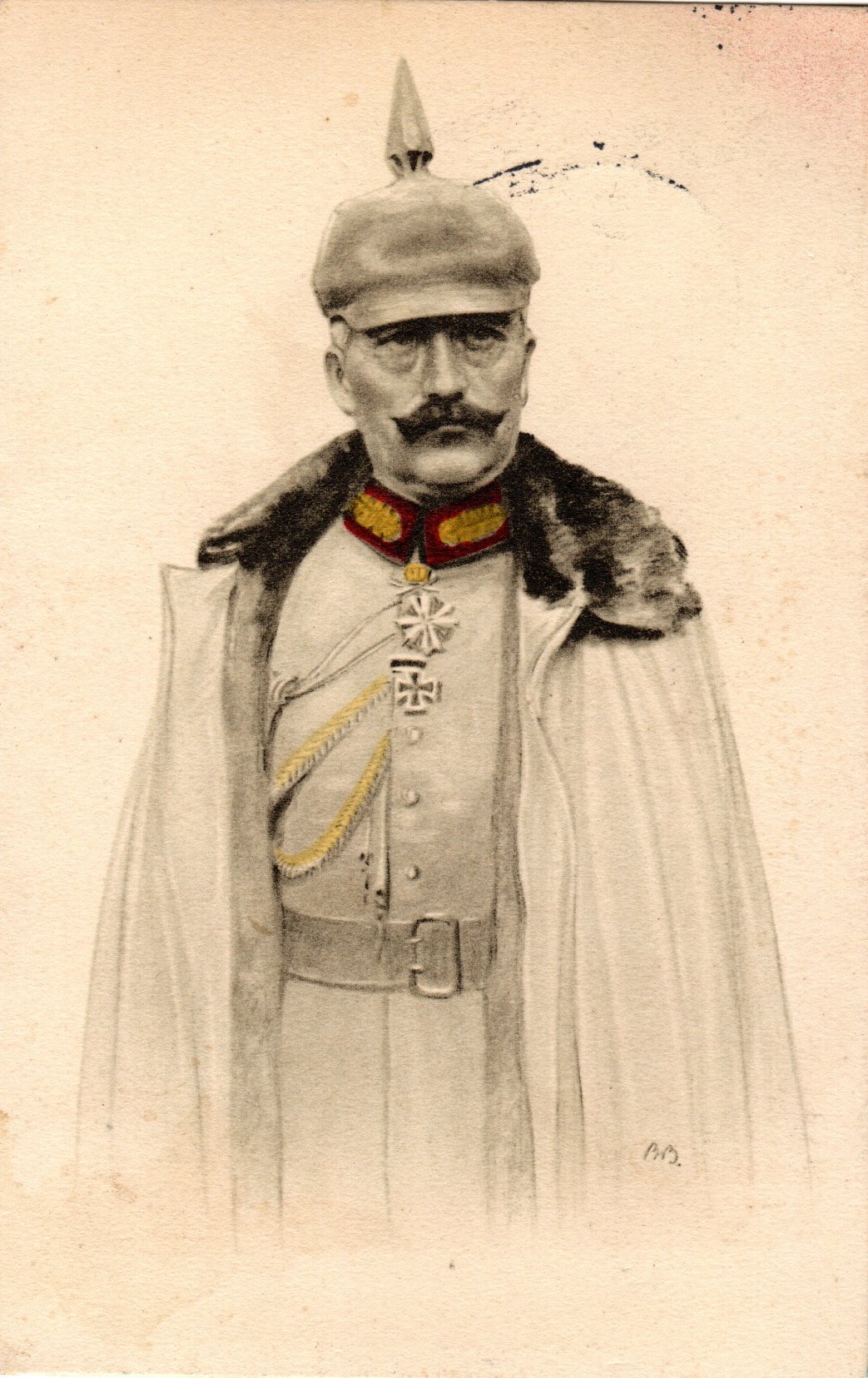 Motiv-Postkarte ""Wilhelm II" im Felde (Historien-Archiv-Engelmann (HAE) CC BY-NC-SA)