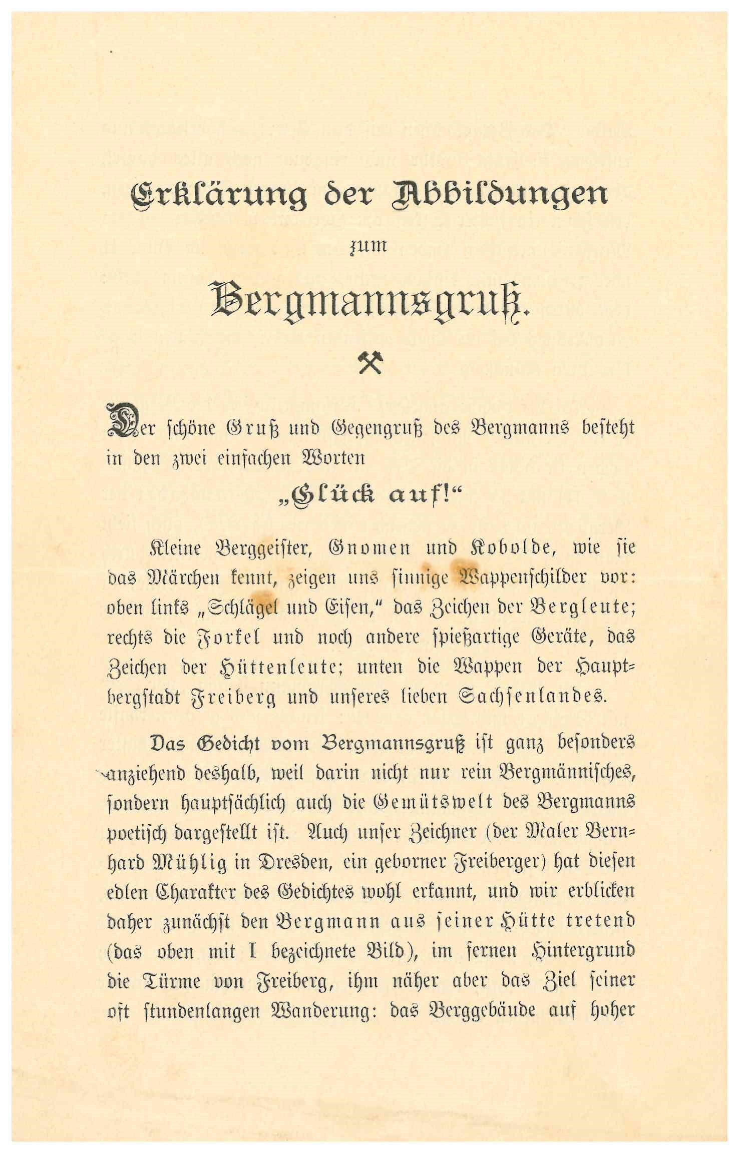 Originaltitel: Erklärung der Abbildungen zum Bergmannsgruß (Saxonia-Freiberg-Stiftung CC BY-NC-SA)