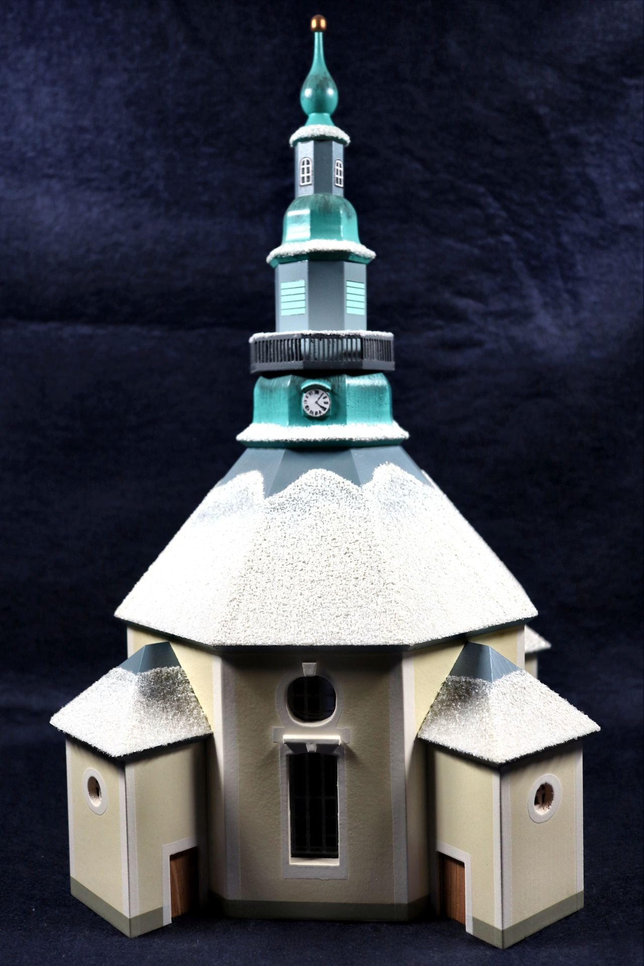 Modell der Bergkirche Seiffen (Saxonia-Freiberg-Stiftung CC BY-NC-SA)