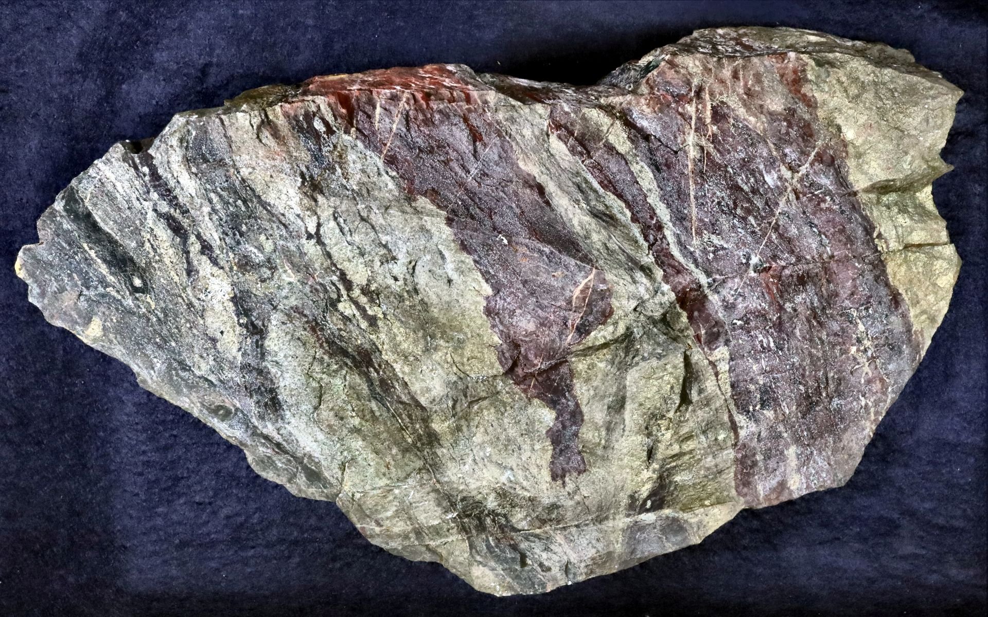 Pyrit-Hämatit-Erz aus der Grube Einheit in Elbingerode (Saxonia-Freiberg-Stiftung CC BY-NC-SA)
