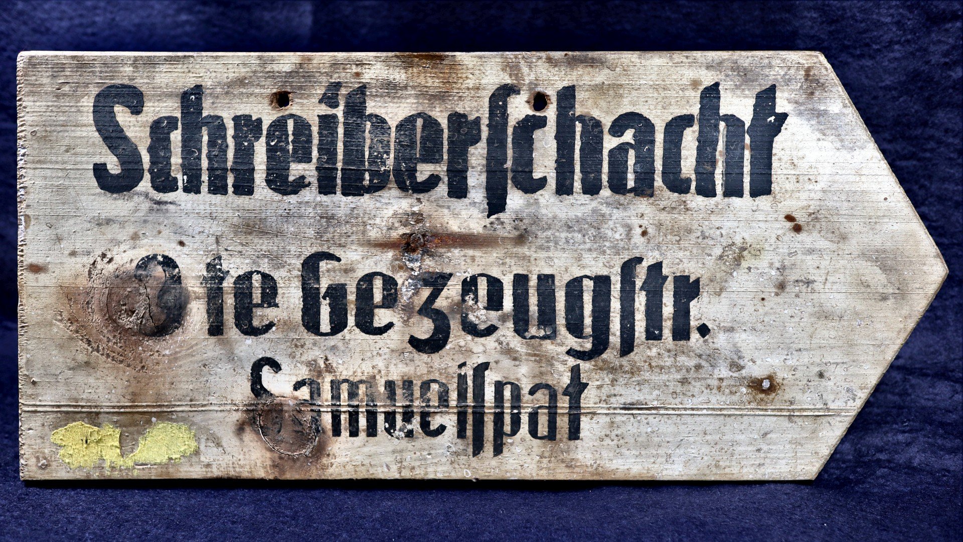 Tafel Schreiberschacht (Saxonia-Freiberg-Stiftung CC BY-NC-SA)
