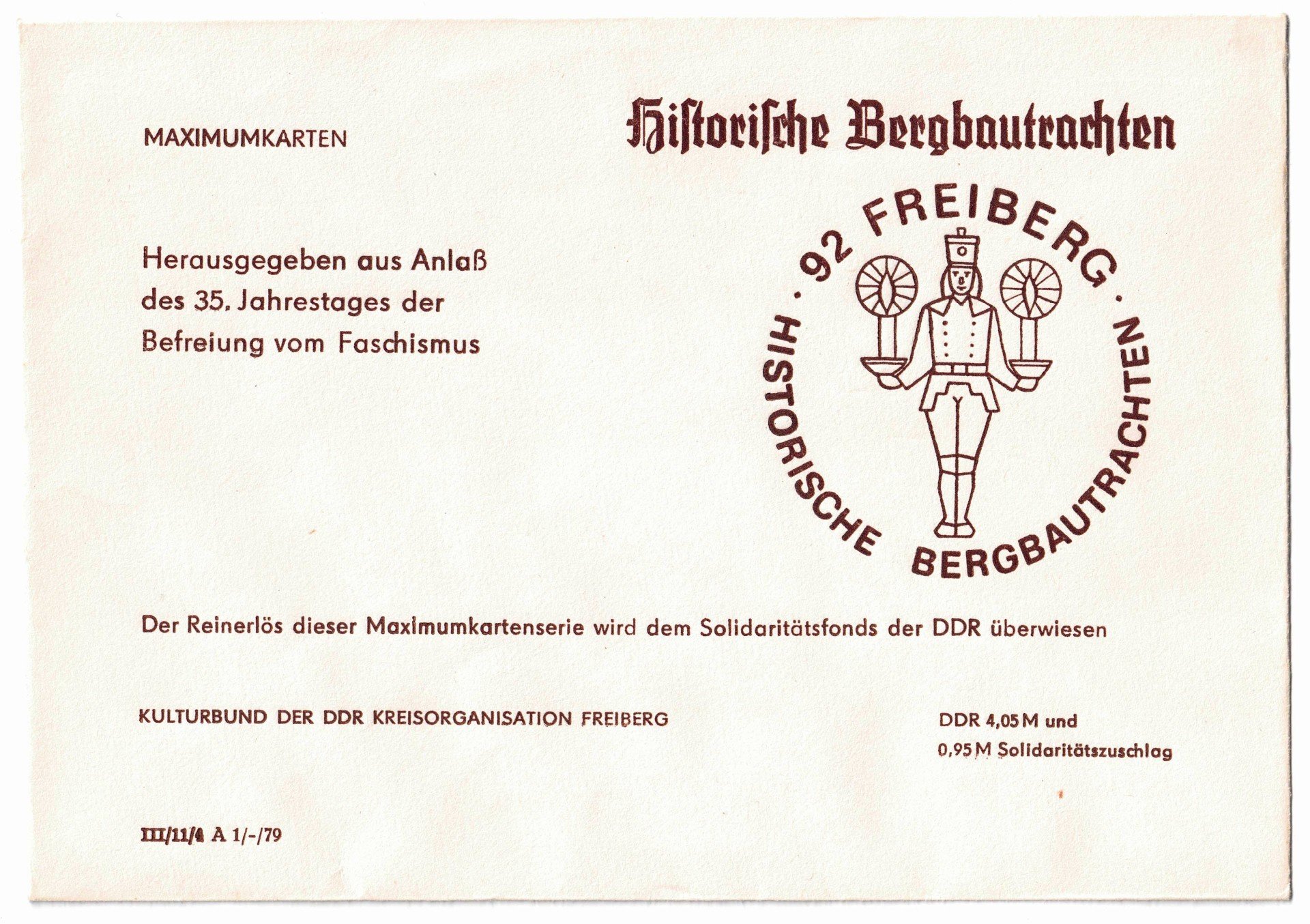 Kartenset "Historische Bergbautrachten" (Saxonia-Freiberg-Stiftung CC BY-NC-SA)