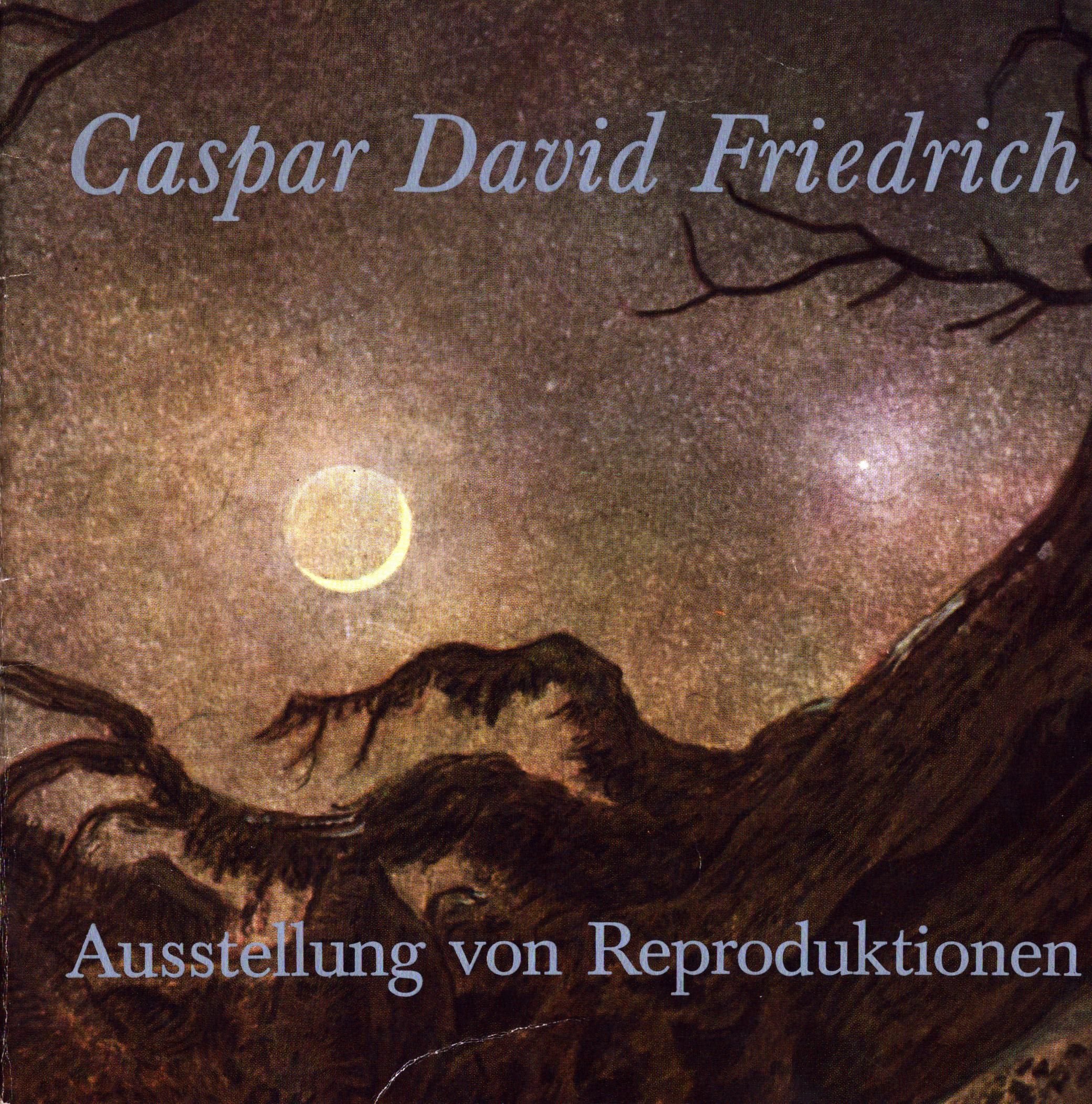 Caspar David Friedrich. Ehrungen in der DDR 1974. Ausstellung von Reproduktionen (Archiv SAXONIA-FREIBERG-STIFTUNG CC BY-NC-SA)