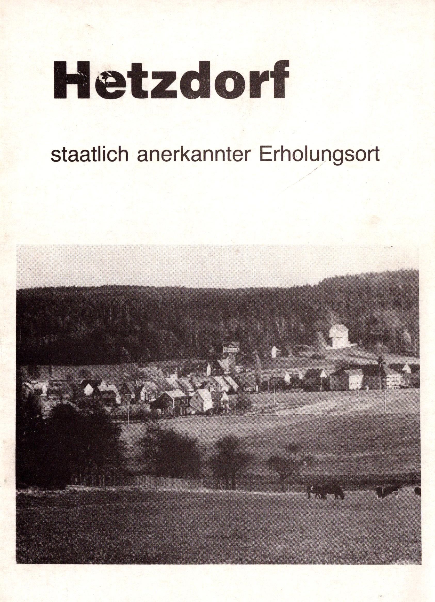 Hetzdorf, staatlich anerkannter Erholungsort (Archiv SAXONIA-FREIBERG-STIFTUNG CC BY-NC-SA)