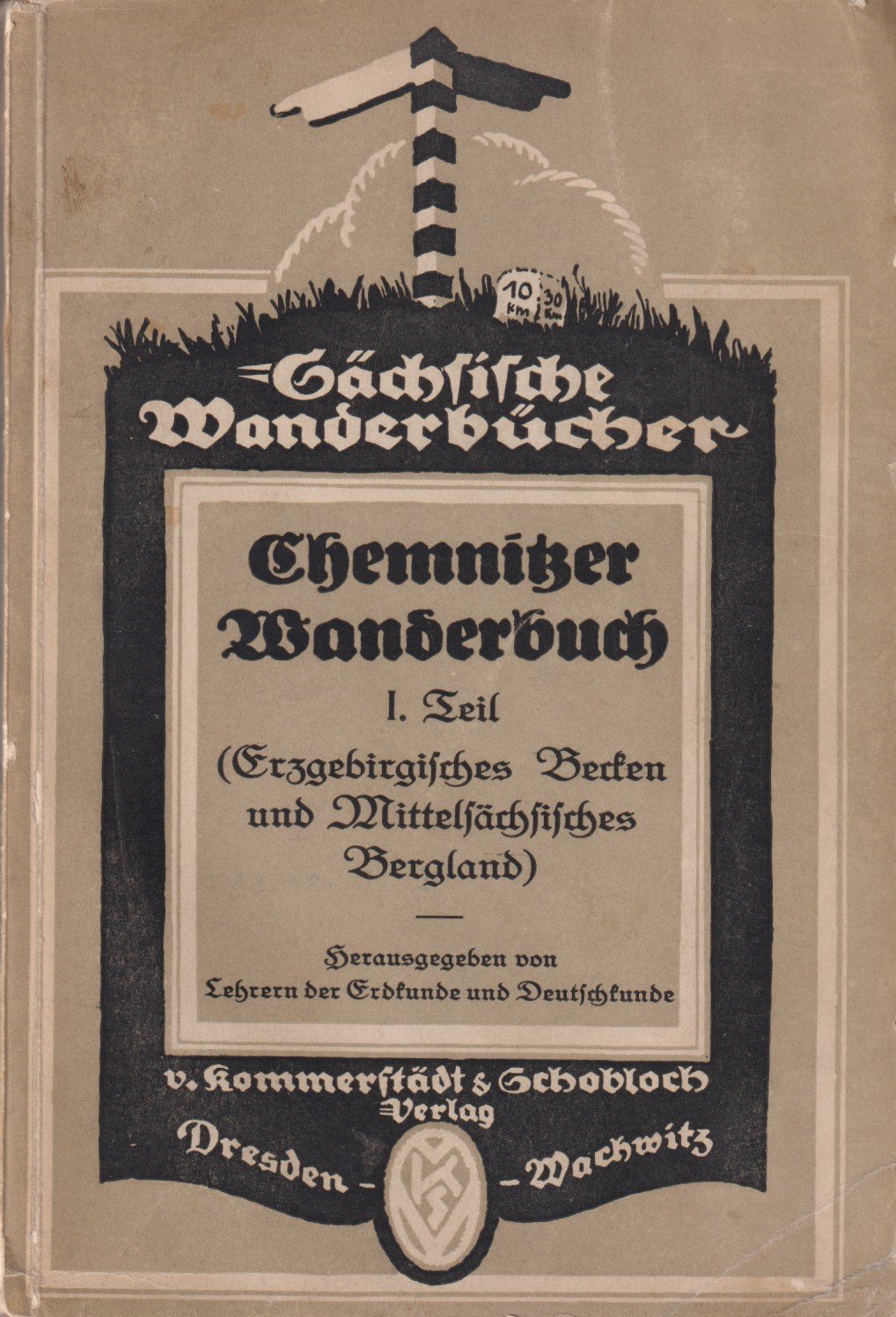 Chemnitzer Wanderbuch 1. Teil (Erzgebirgisches Becken und Mittelsächsisches Bergland) (Archiv SAXONIA-FREIBERG-STIFTUNG CC BY-NC-SA)