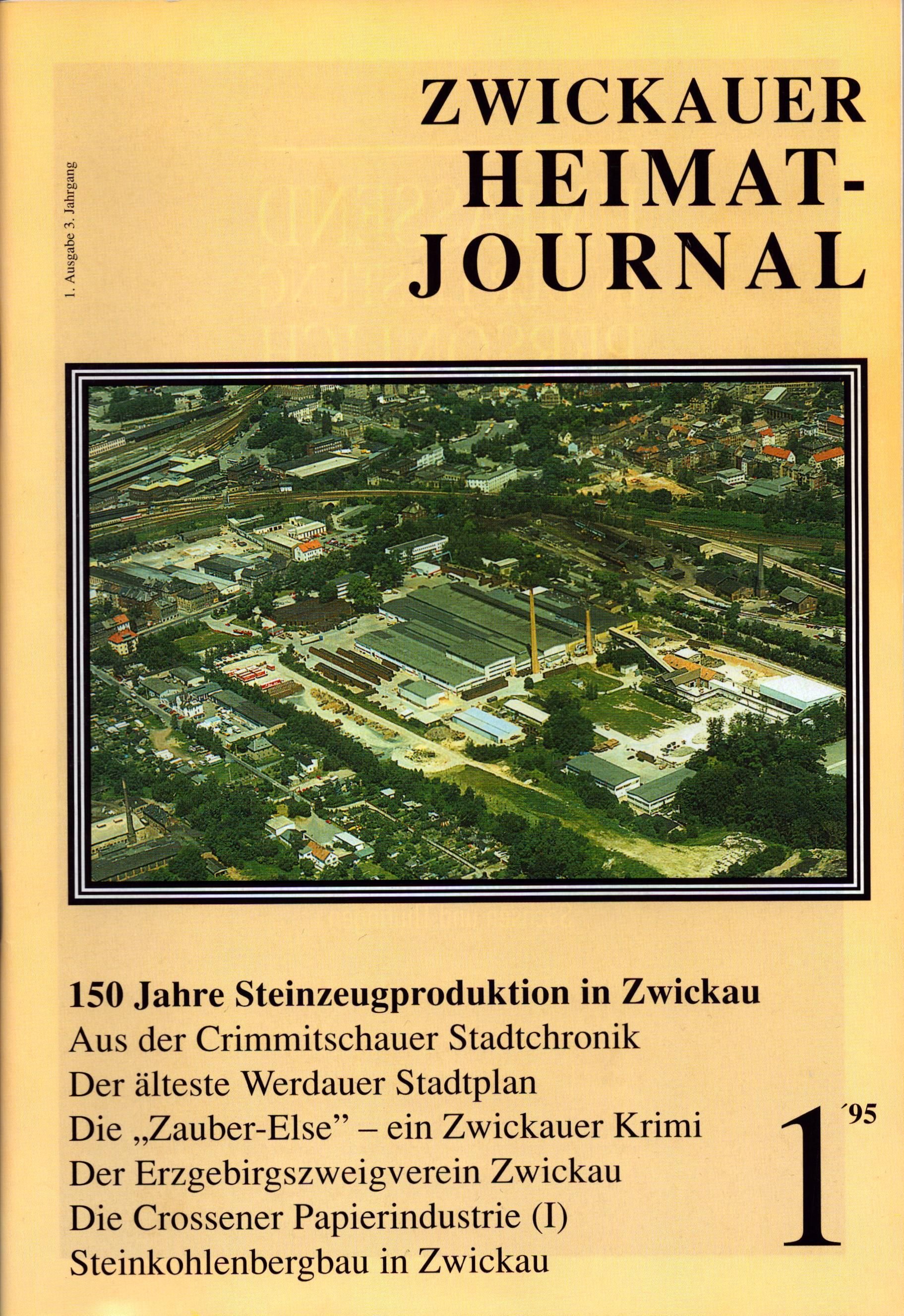 Zwickauer Heimatjournal - 150 Jahre Steinzeugproduktion in Zwickau (Archiv SAXONIA-FREIBERG-STIFTUNG CC BY-NC-SA)