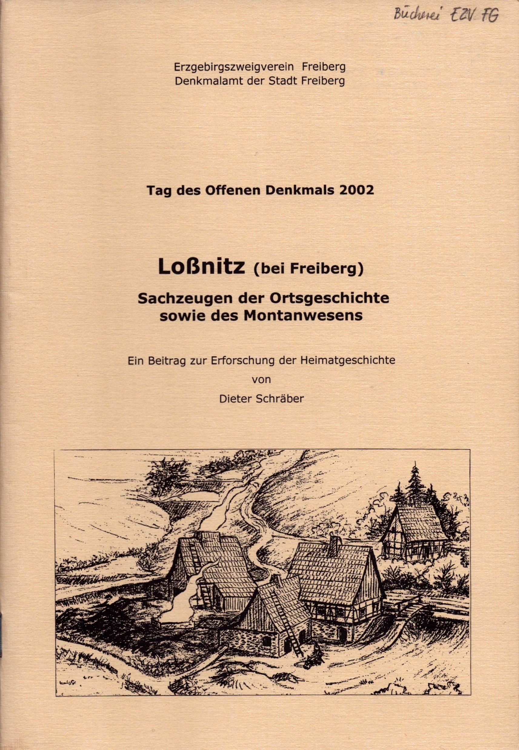 Loßnitz (bei Freiberg) - Sachzeugen der Ortsgeschichte sowie des Montanwesens (Archiv SAXONIA-FREIBERG-STIFTUNG CC BY-NC-SA)