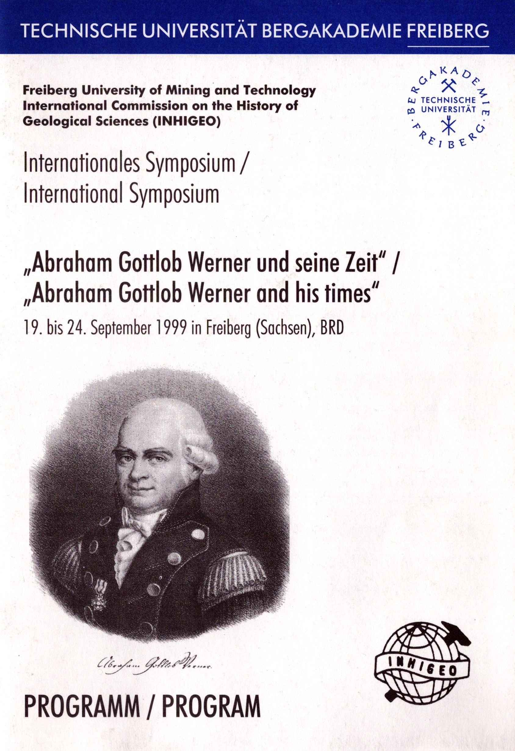 "Abraham Gottlob Werner und seine Zeit" - Internationales Symposium (Archiv SAXONIA-FREIBERG-STIFTUNG CC BY-NC-SA)