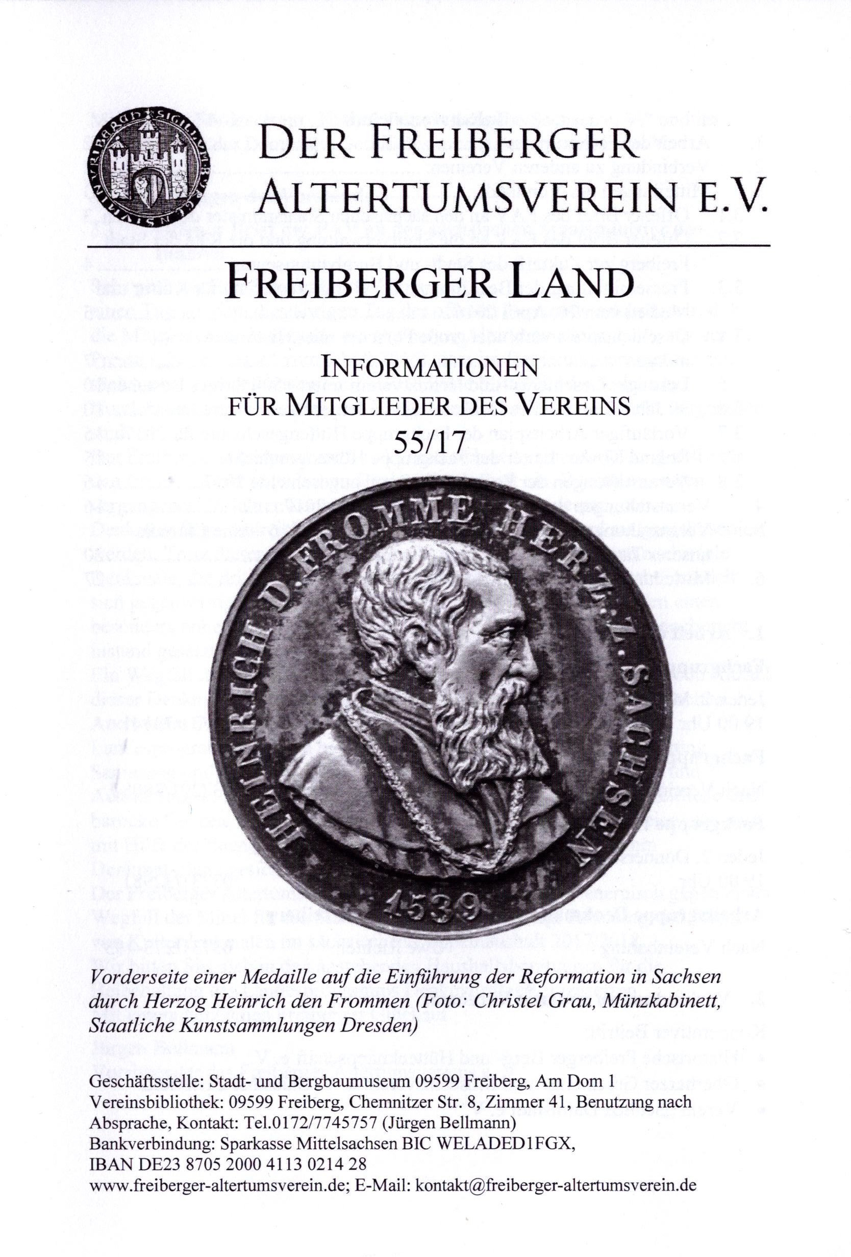 Freiberger Altertumsverein - Freiberger Land Nr. 55/17 (Archiv SAXONIA-FREIBERG-STIFTUNG CC BY-NC-SA)