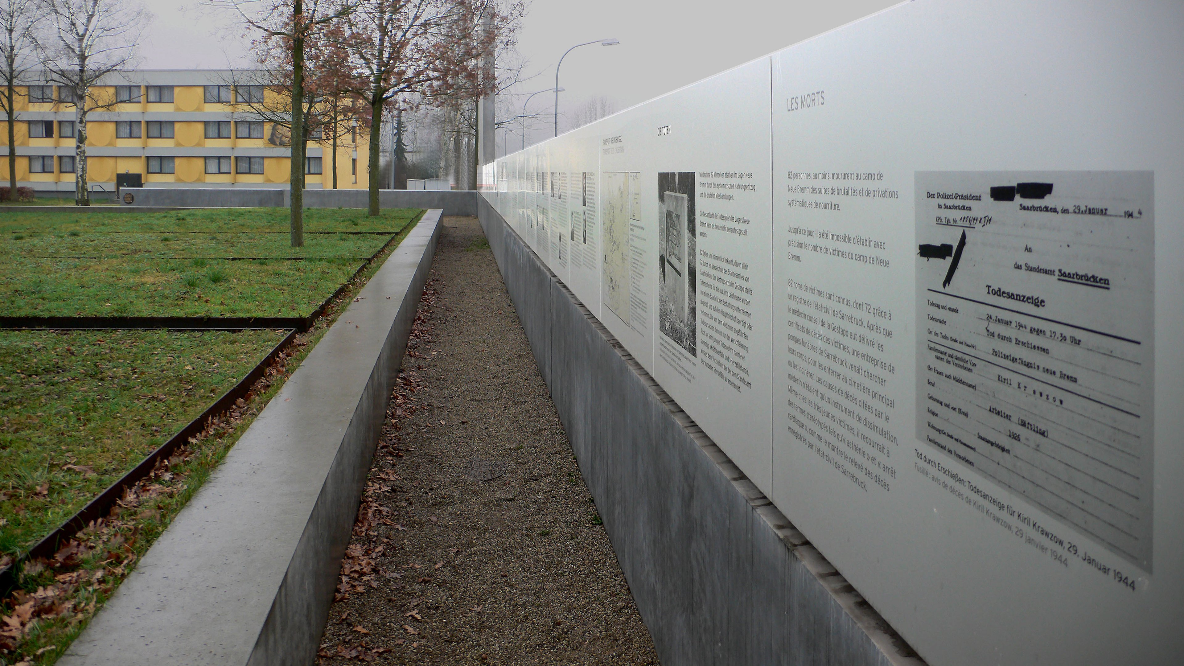 Dauerausstellung Gedenkstätte Gestapo-Lager Neue Bremm (Gedenkstätte Gestapo-Lager Neue Bremm CC BY-NC-SA)