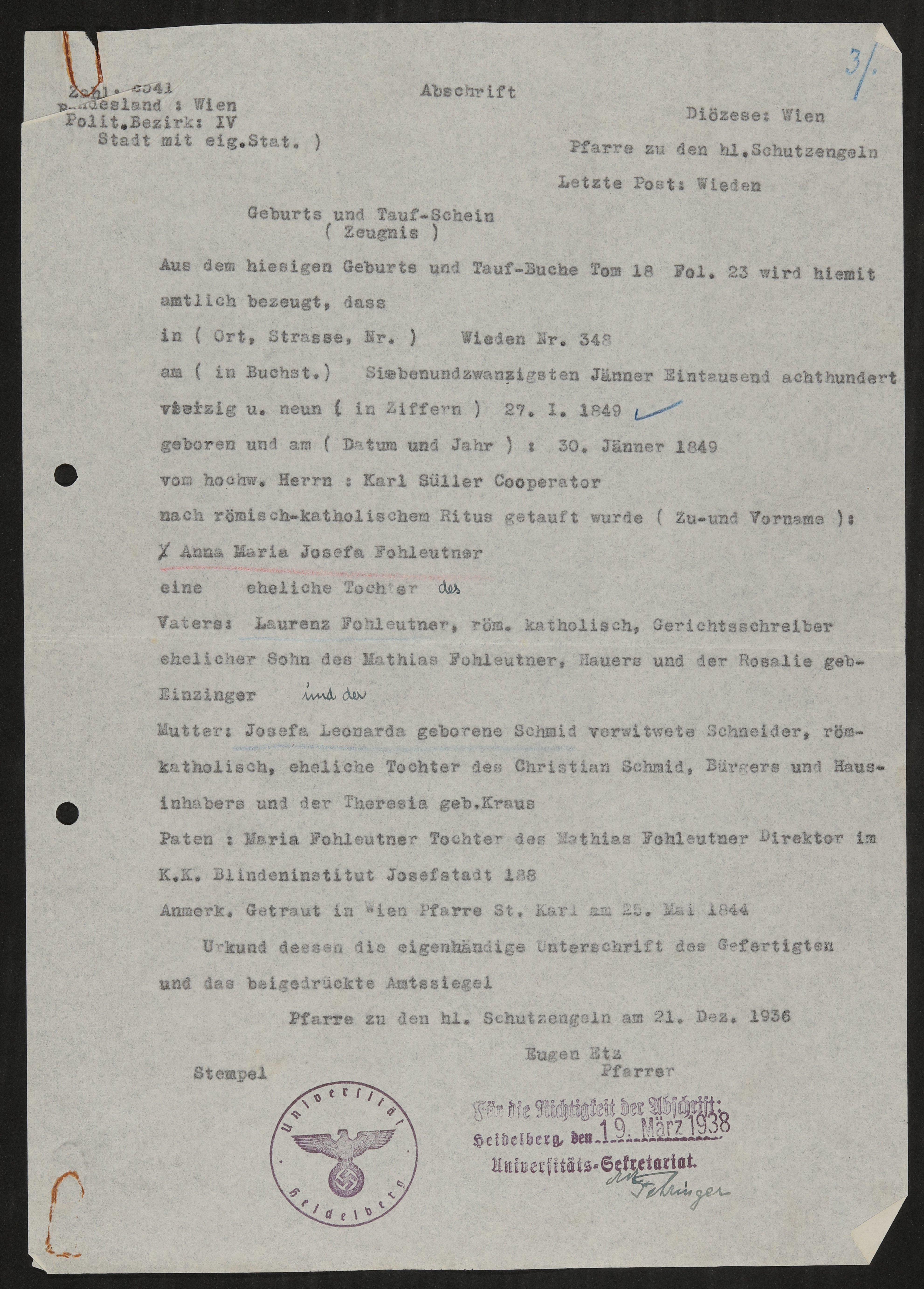 Material zu Anna von Hofmannsthal (Freies Deutsches Hochstift / Frankfurter Goethe-Museum CC BY-NC-SA)
