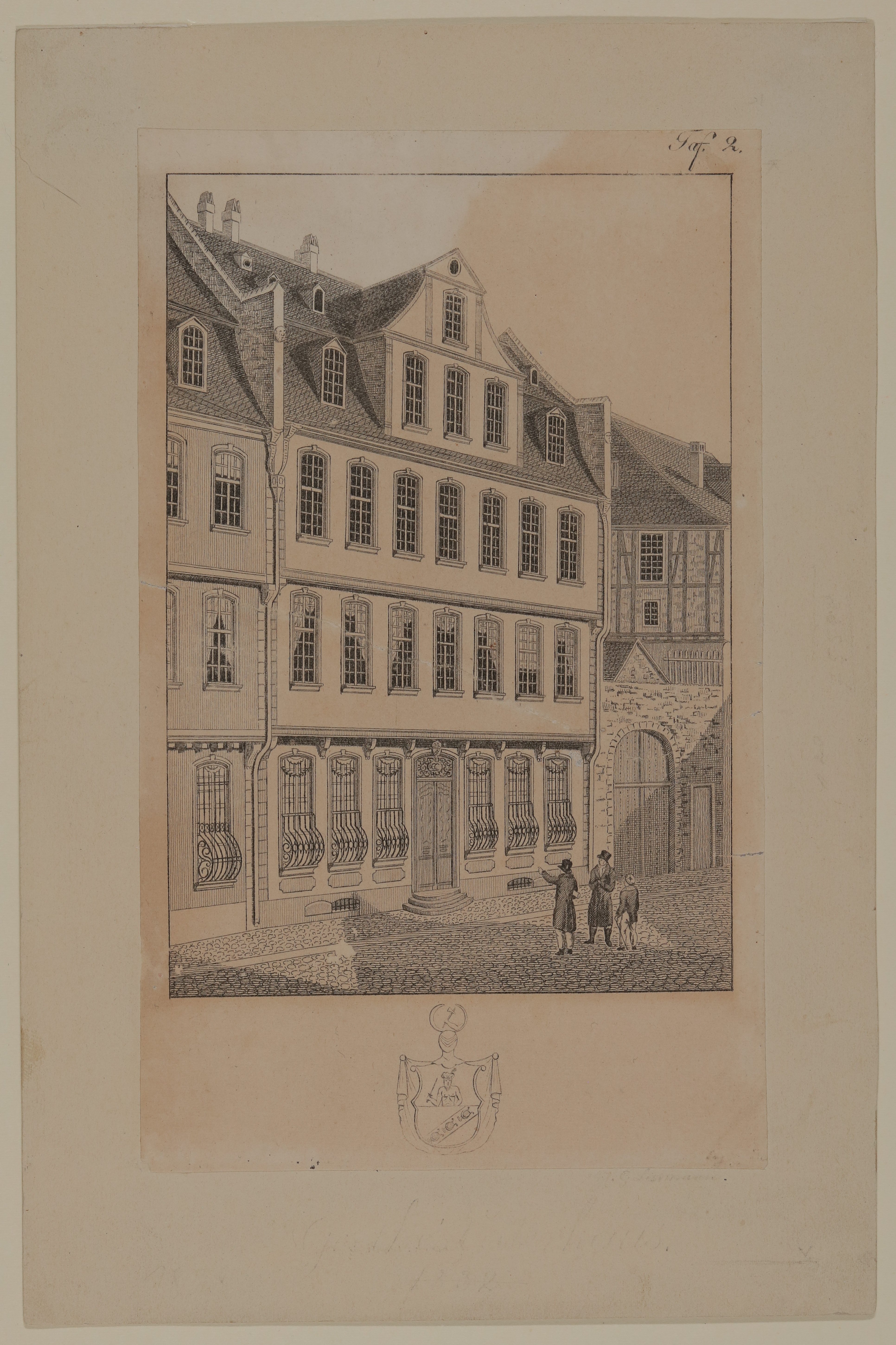 Das Frankfurter Goethe-Haus (Freies Deutsches Hochstift / Frankfurter Goethe-Museum Public Domain Mark)