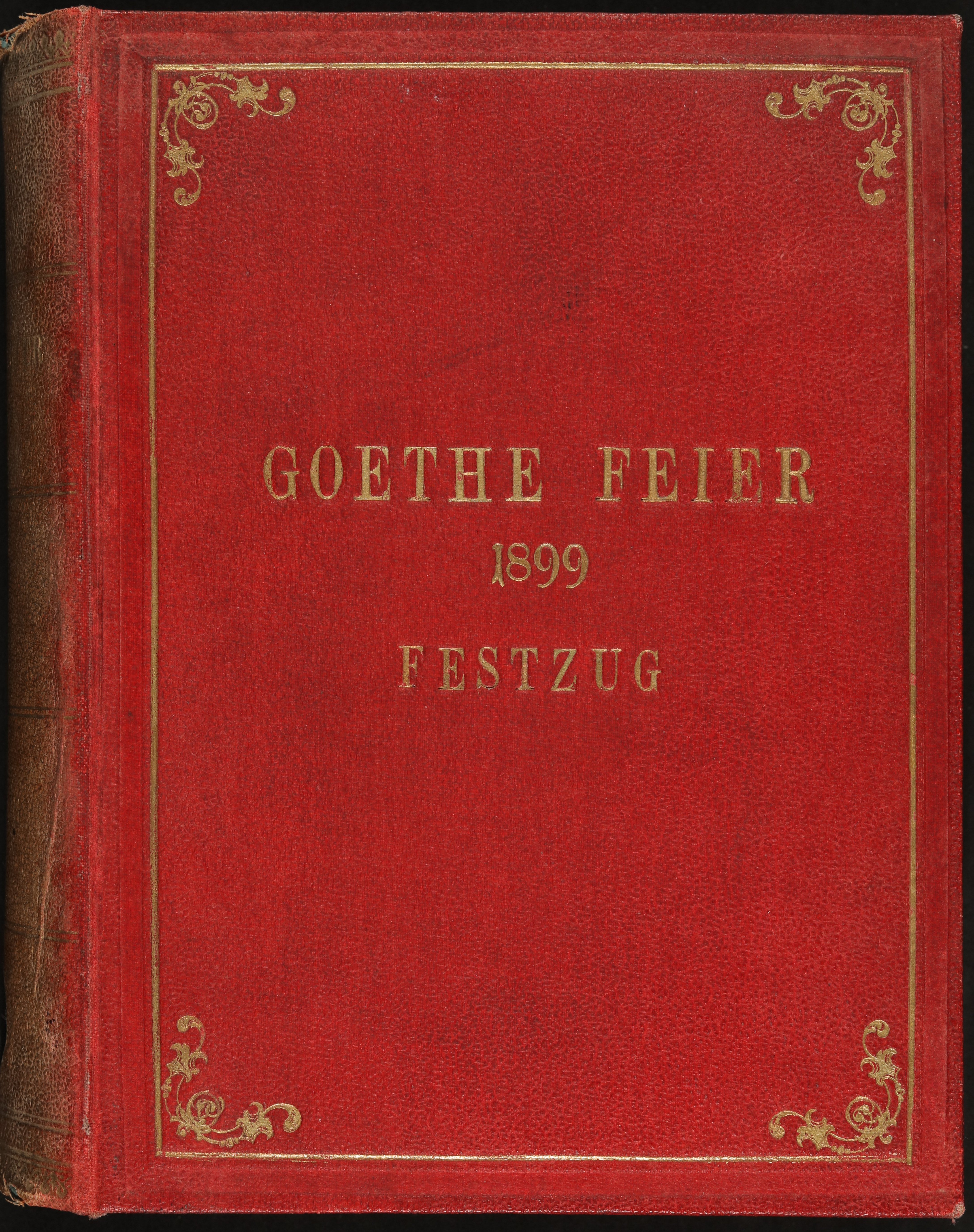 Goethefeier 1899 Festzug (Kassette mit 20 historischen Aufnahmen) (Freies Deutsches Hochstift / Frankfurter Goethe-Museum CC0)
