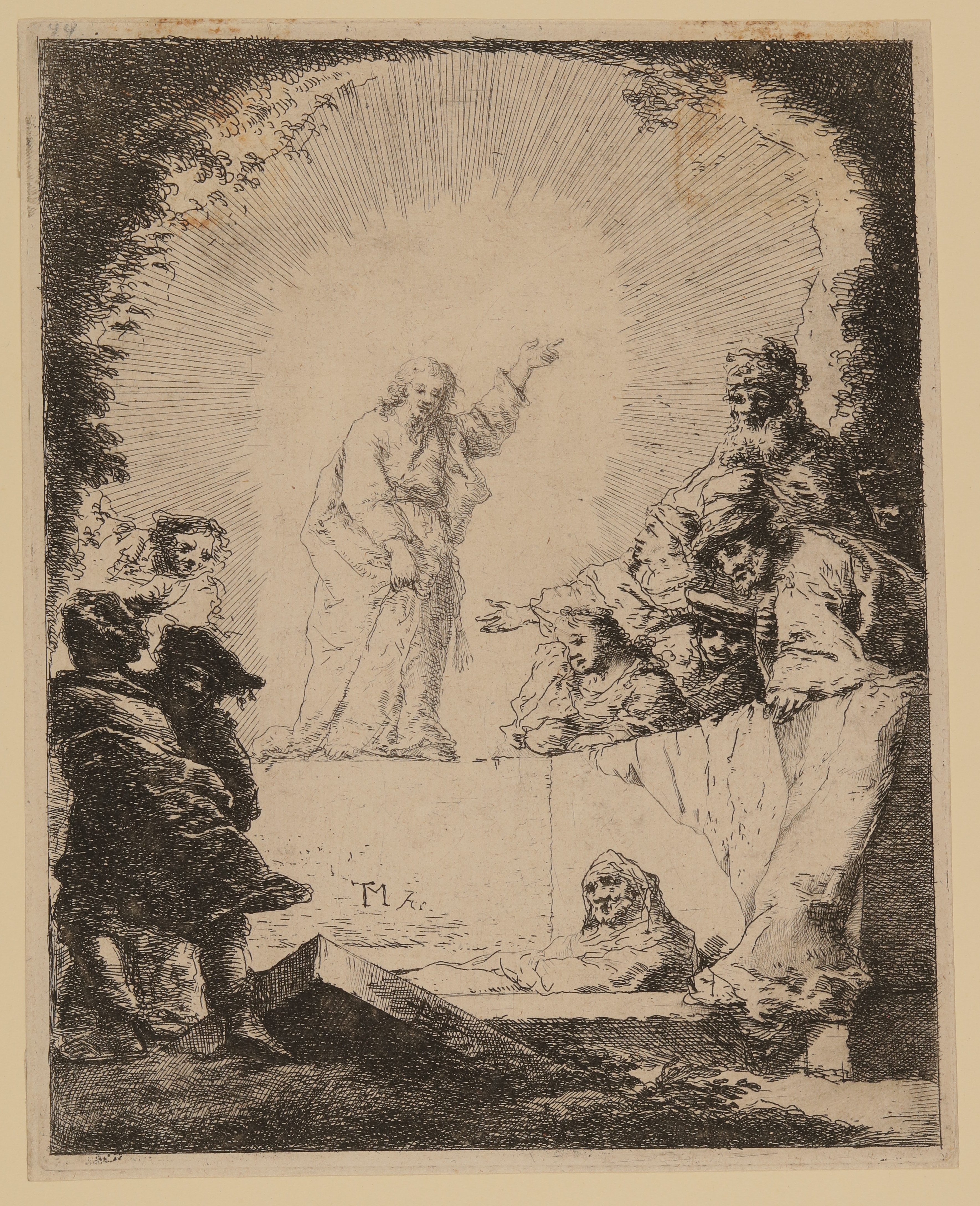 Die Auferweckung des Lazarus (Freies Deutsches Hochstift / Frankfurter Goethe-Museum CC0)