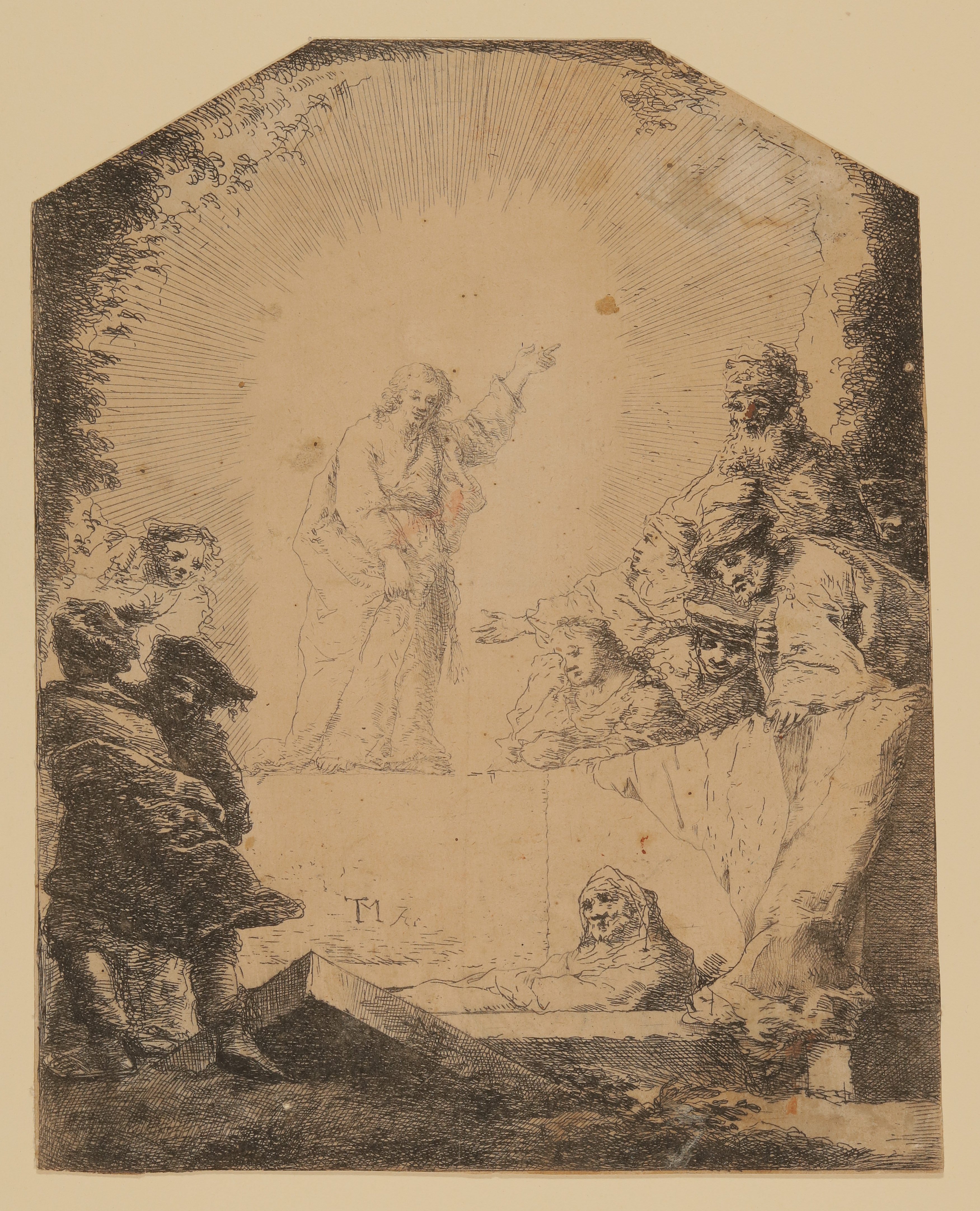 Die Auferweckung des Lazarus (Freies Deutsches Hochstift / Frankfurter Goethe-Museum Public Domain Mark)