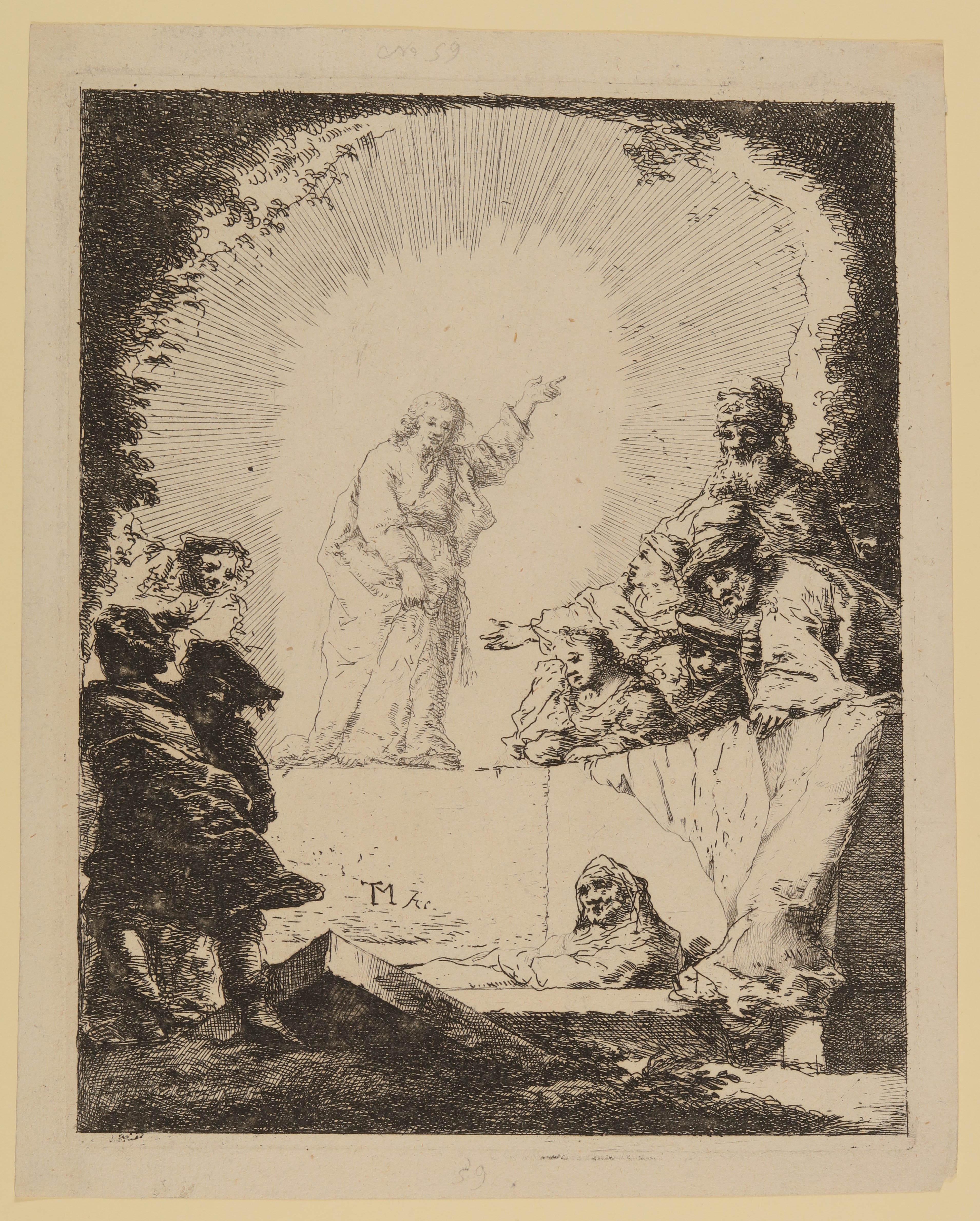 Die Auferweckung des Lazarus (Freies Deutsches Hochstift / Frankfurter Goethe-Museum CC0)