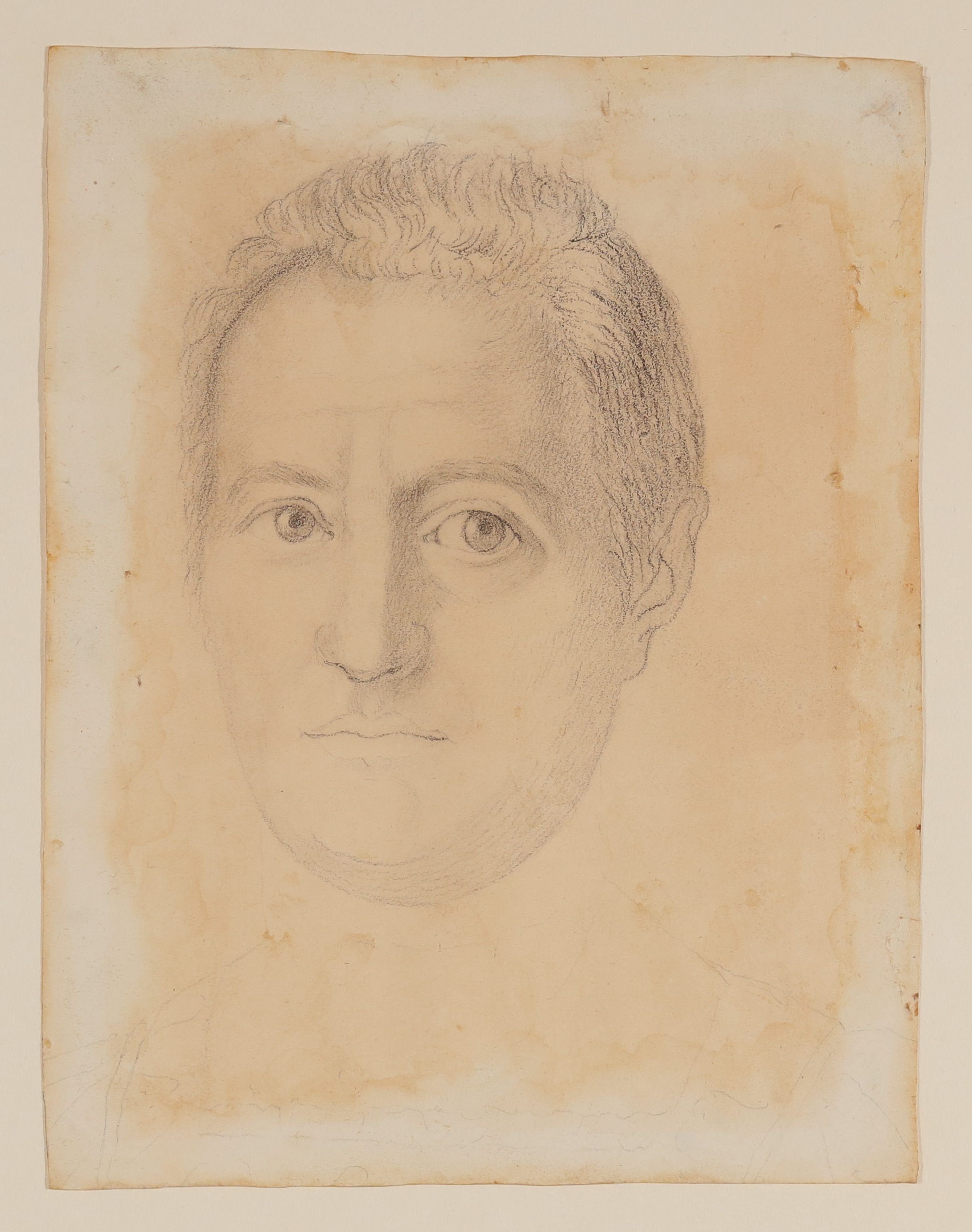 Johann Wolfgang von Goethe [nach der Zeichnung Burys von 1808] (Freies Deutsches Hochstift CC BY-NC-SA)