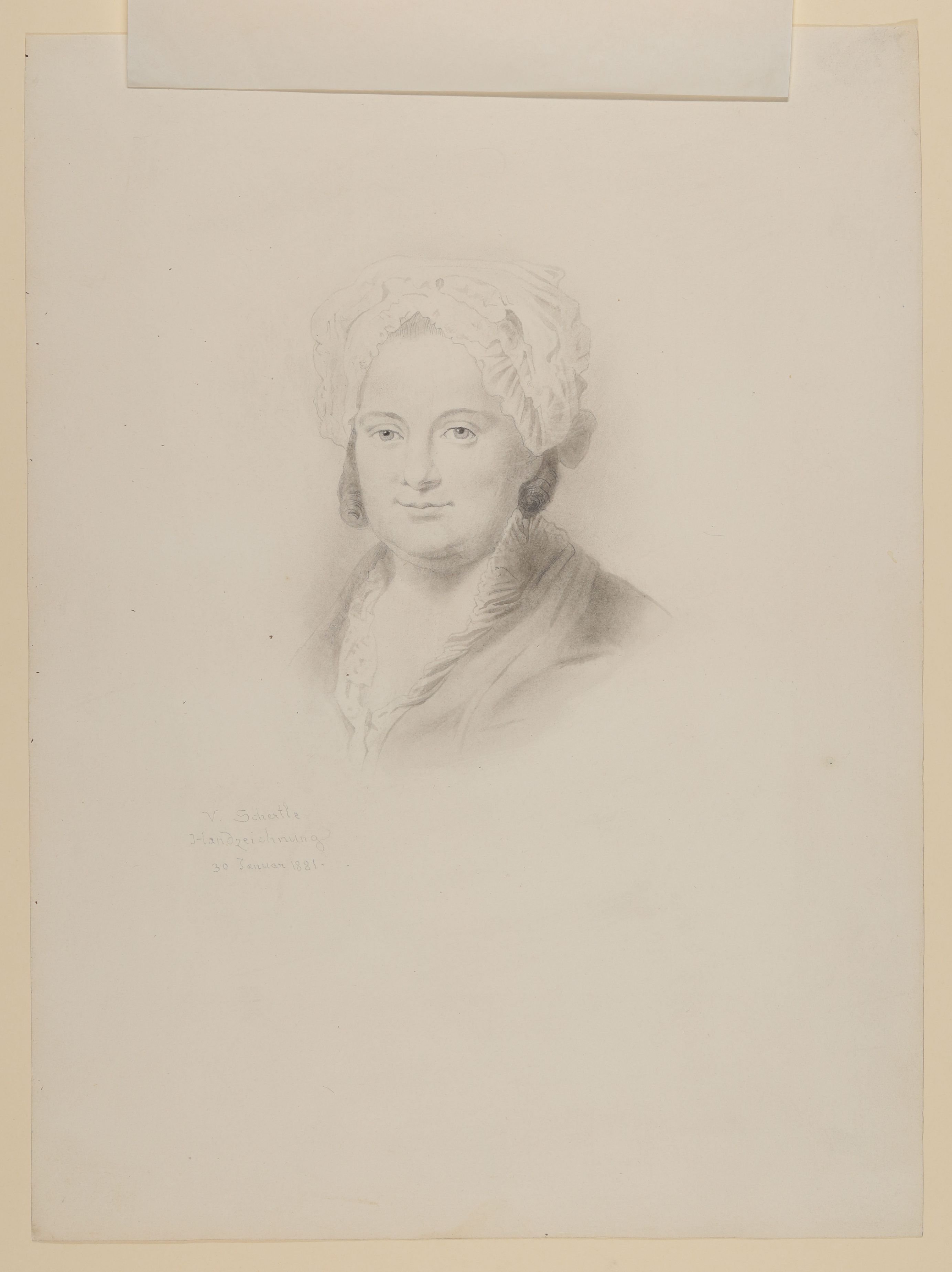 Catharina Elisabeth Goethe geb. Textor (Freies Deutsches Hochstift CC BY-NC-SA)