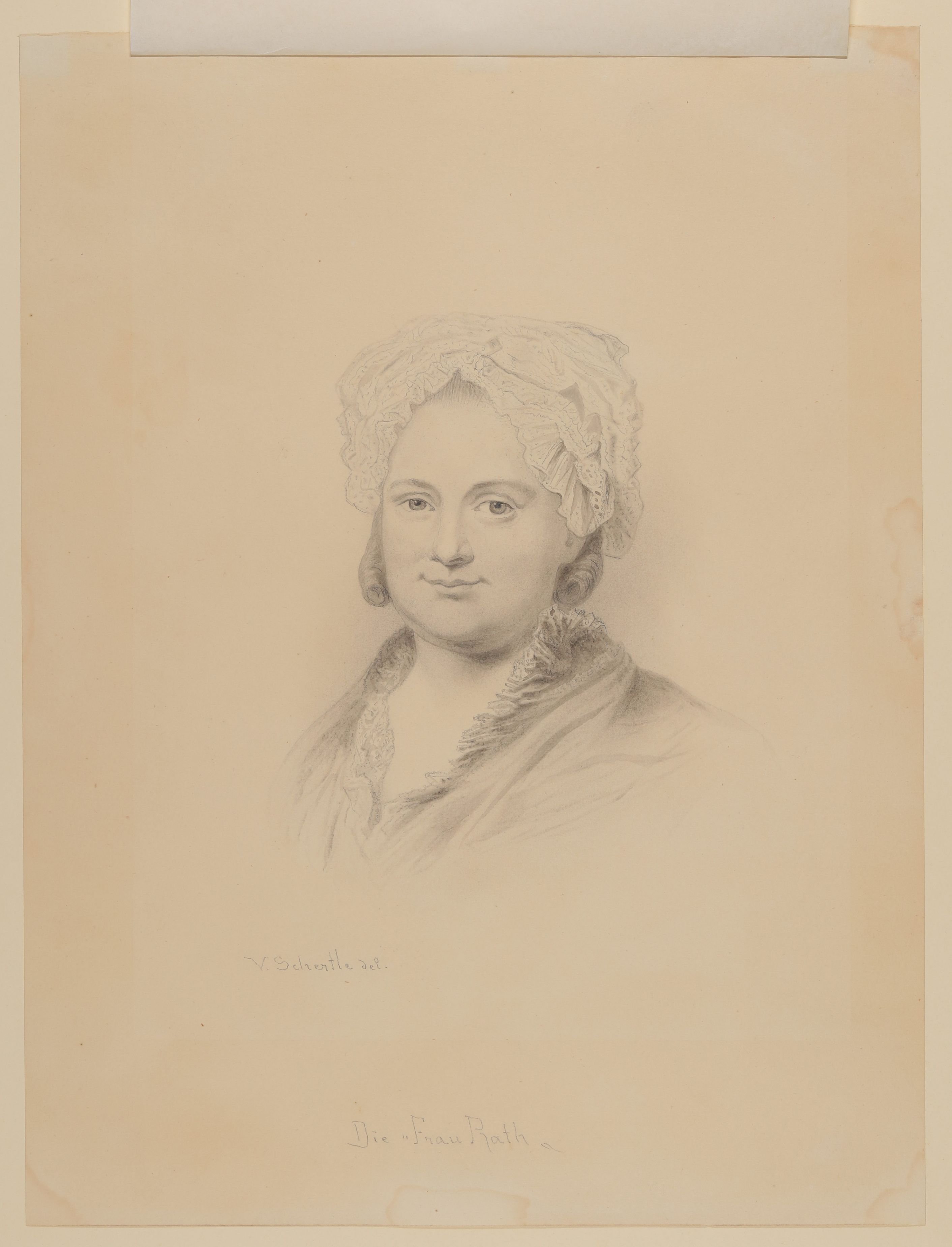 Catharina Elisabeth Goethe geb. Textor (Freies Deutsches Hochstift CC BY-NC-SA)