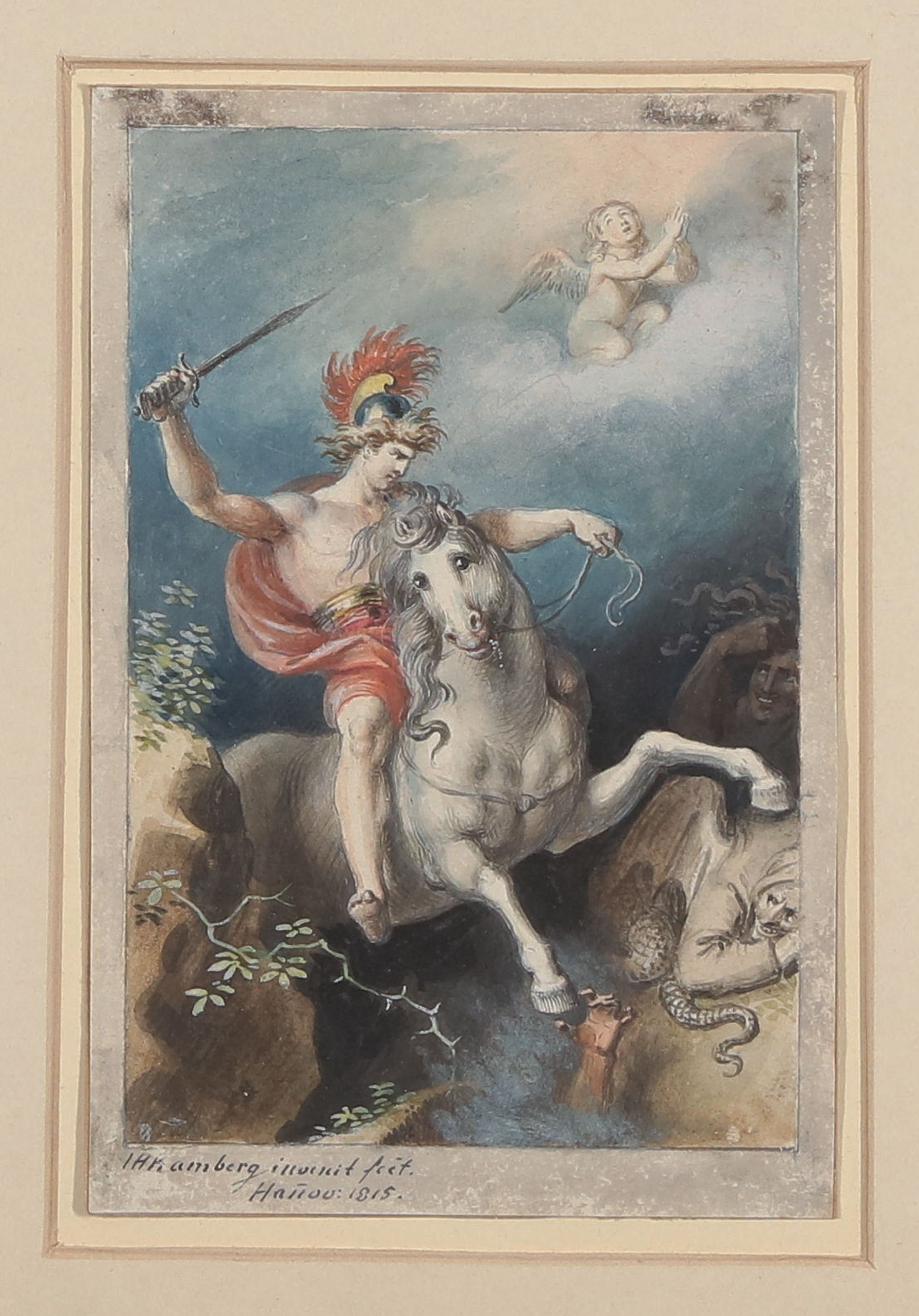 Titelkupfer für das "Minerva"-Taschenbuch für das Jahr 1816 [ ] (Freies Deutsches Hochstift CC BY-NC-SA)