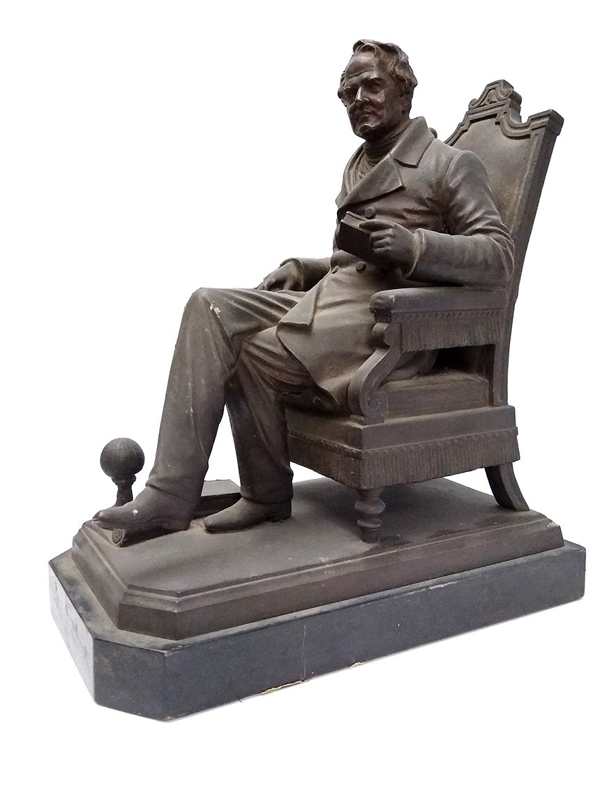 Alexander von Humboldt, auf einem Sessel sitzend (Freies Deutsches Hochstift / Frankfurter Goethe-Museum CC BY-NC-SA)